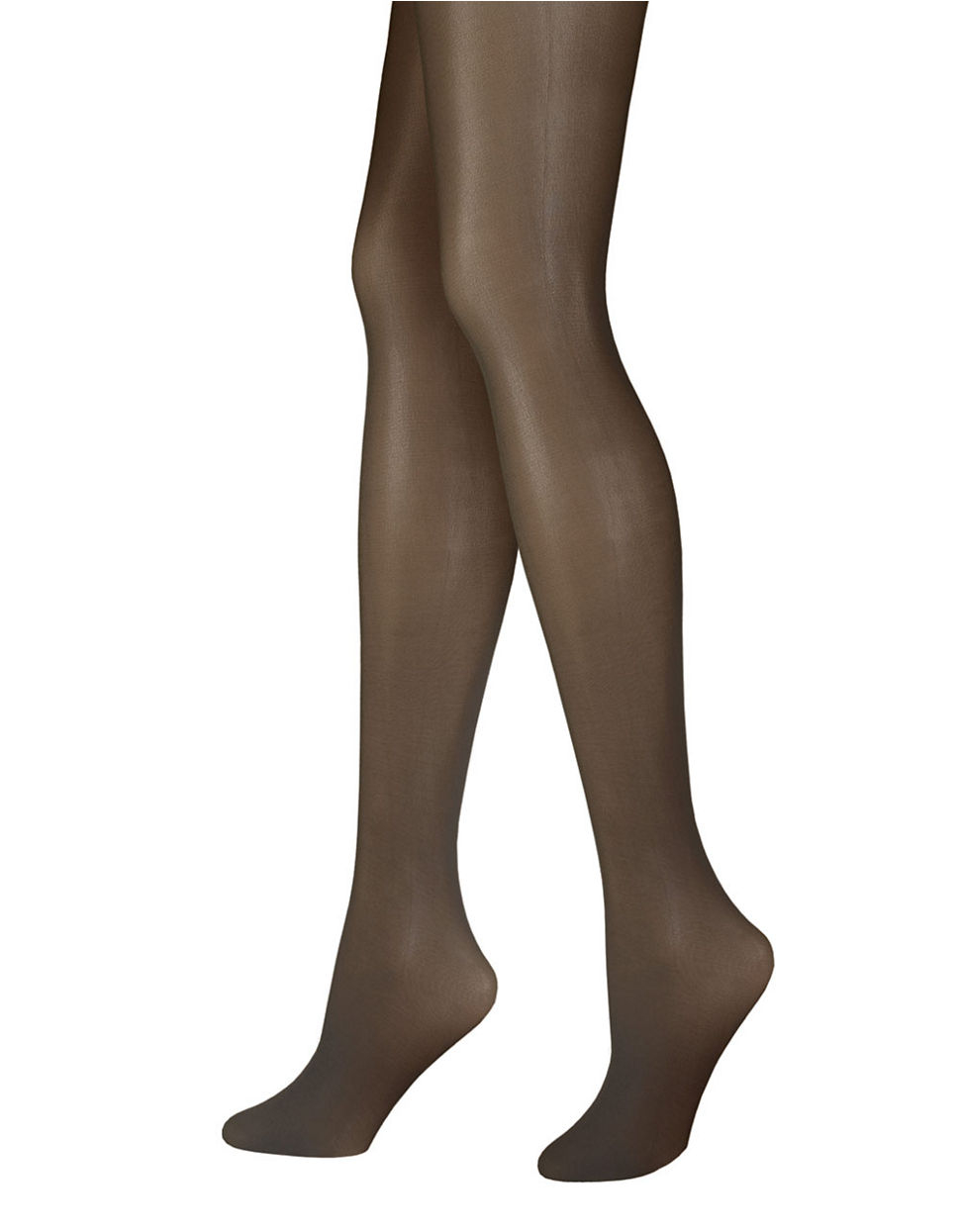 Dkny Comfort Luxe Opaque Control Top 30 Denier Tights in Brown