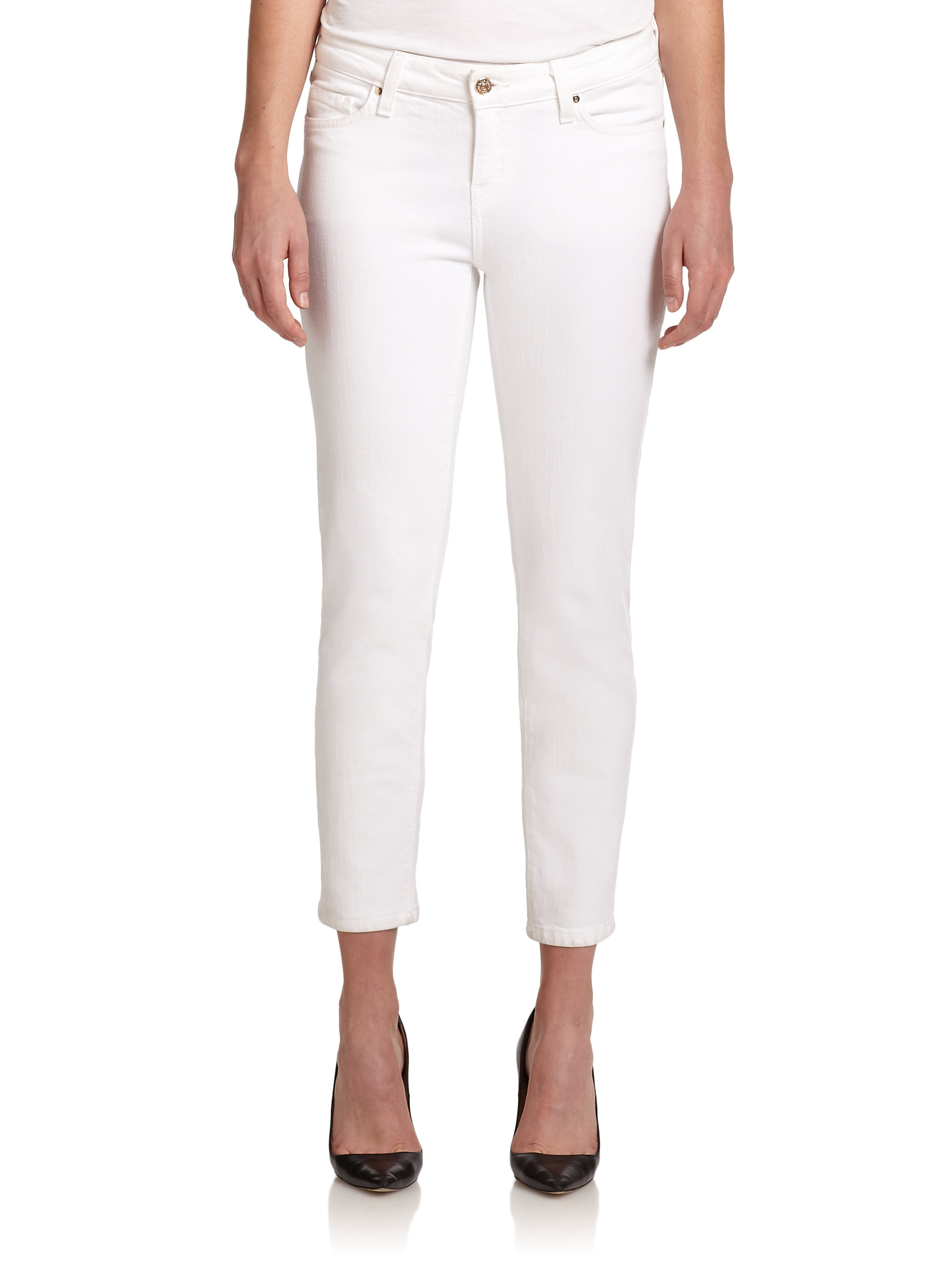 Lyst - Kate spade new york Broome Street Capri Jeans in White
