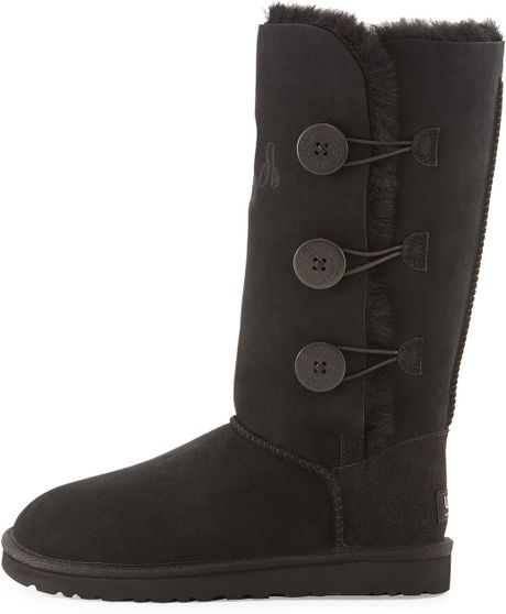 Ugg Bailey Button Tall Boot in Black | Lyst