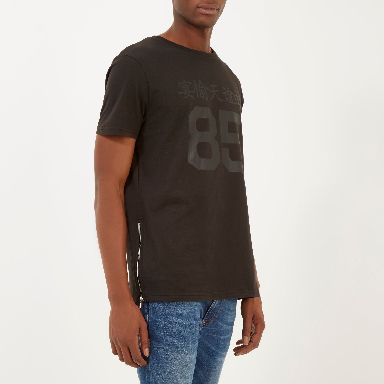 drawstring hem t shirt