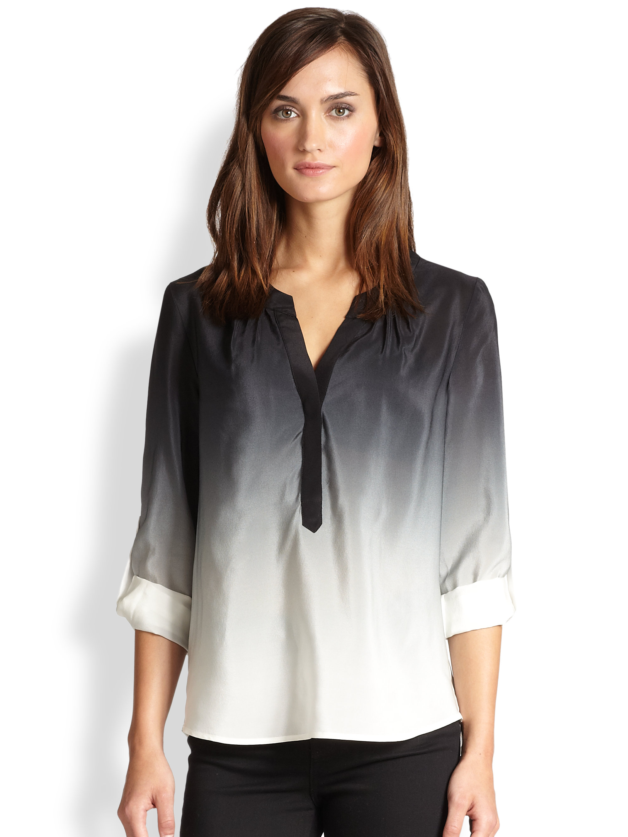 black silk blouse uk