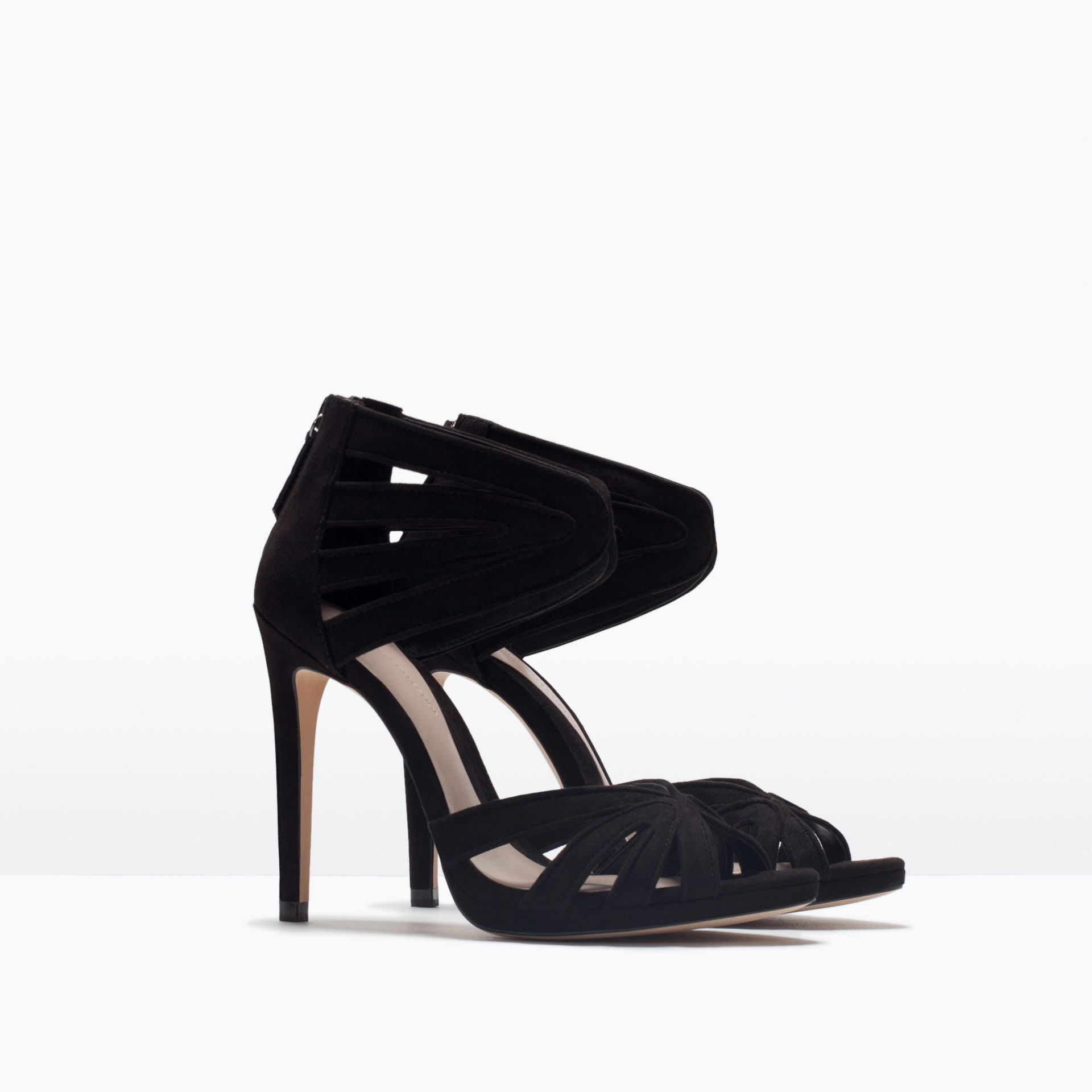 Zara High Heel Sandals High Heel Sandals in Black | Lyst