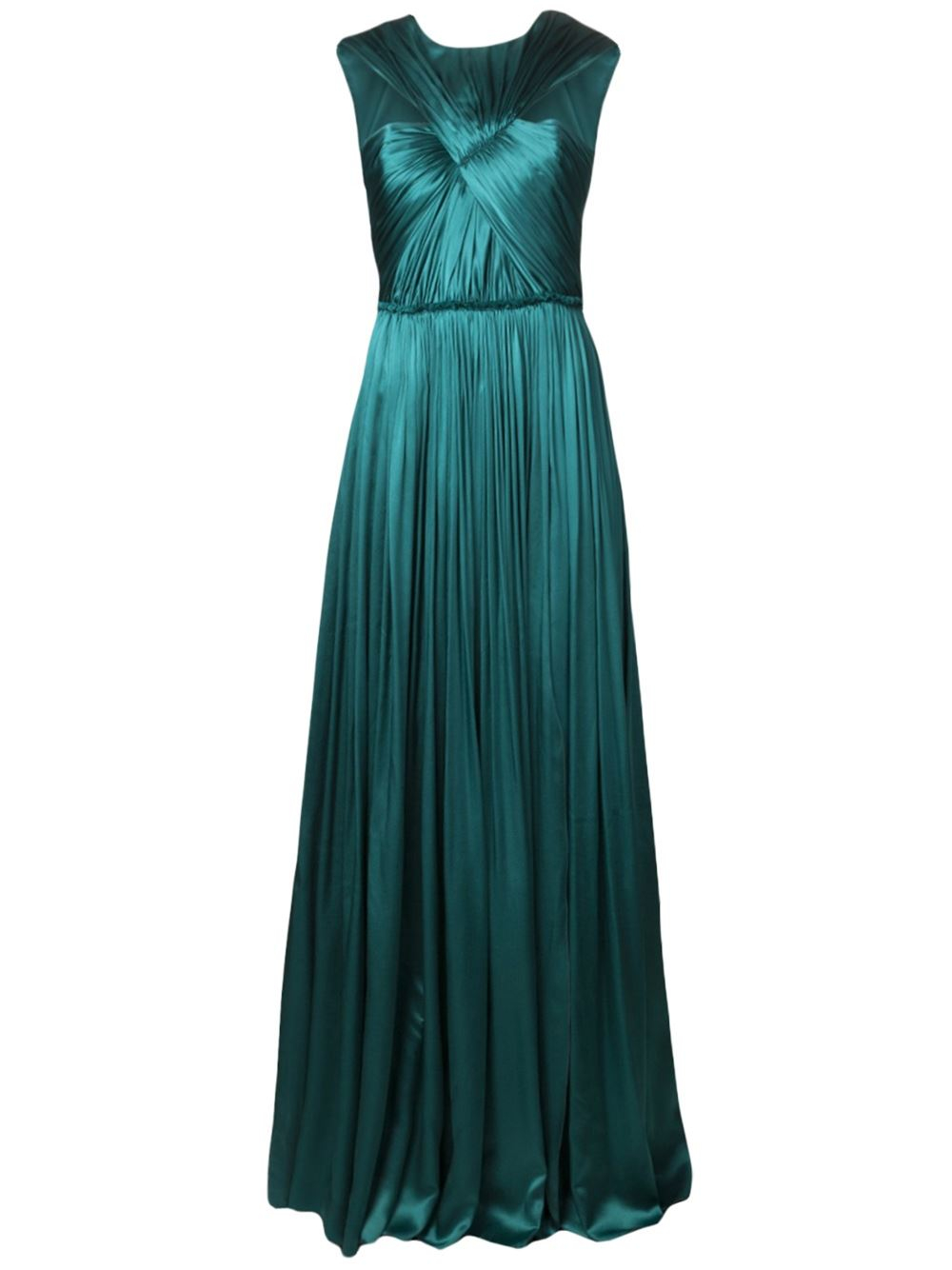 Lanvin Twisted Front Gown in Green | Lyst