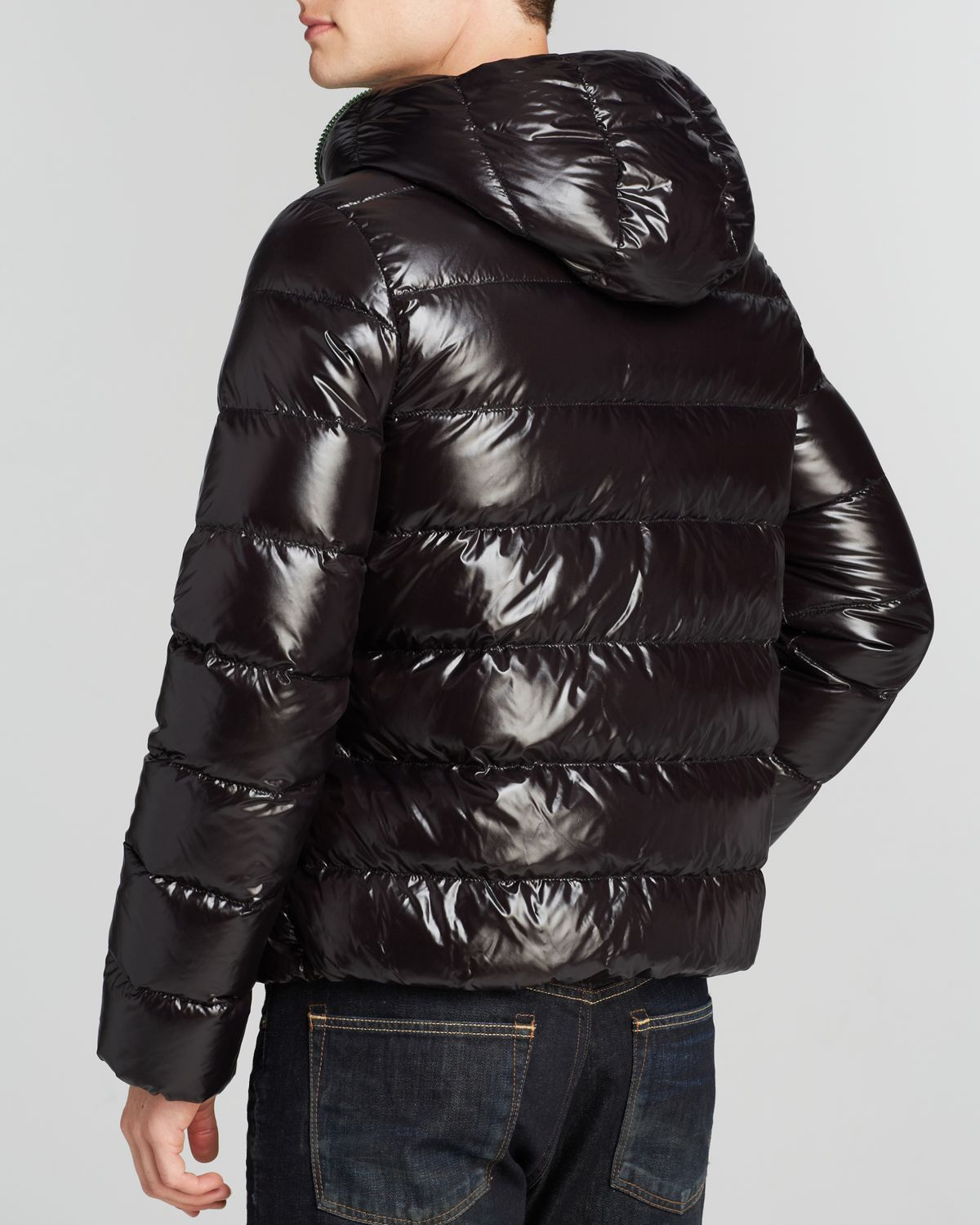 Lyst - Duvetica Dionisio Shiny Puffer Coat in Black for Men