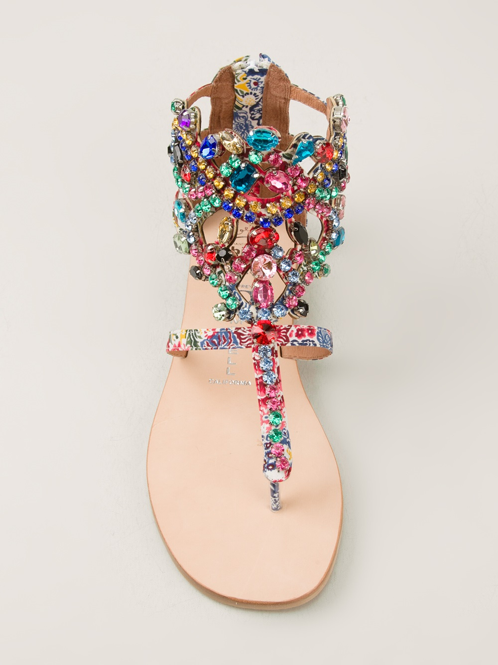 Lyst Jeffrey campbell Jewel Embellished Sandal