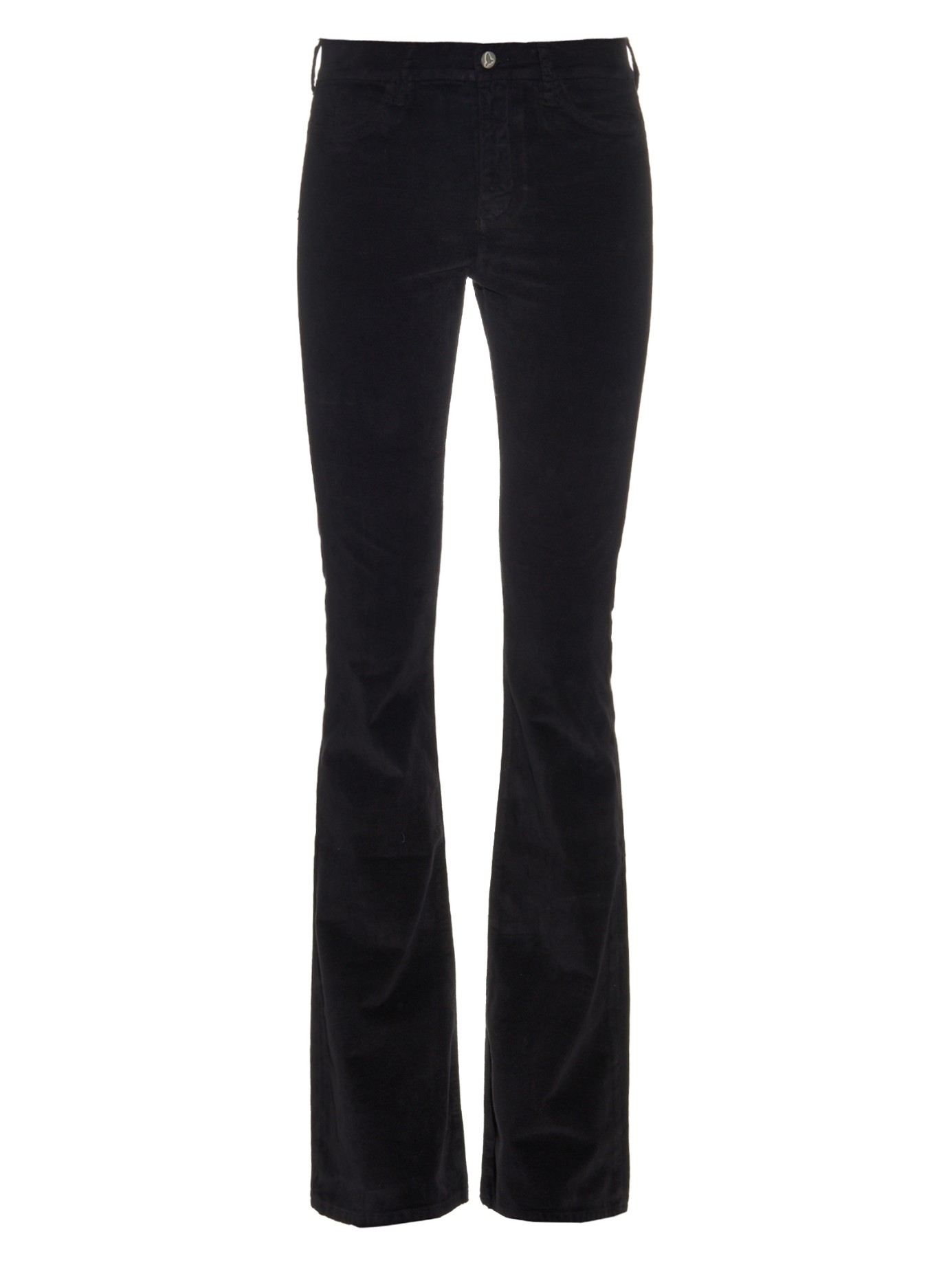 black kick flare jeans