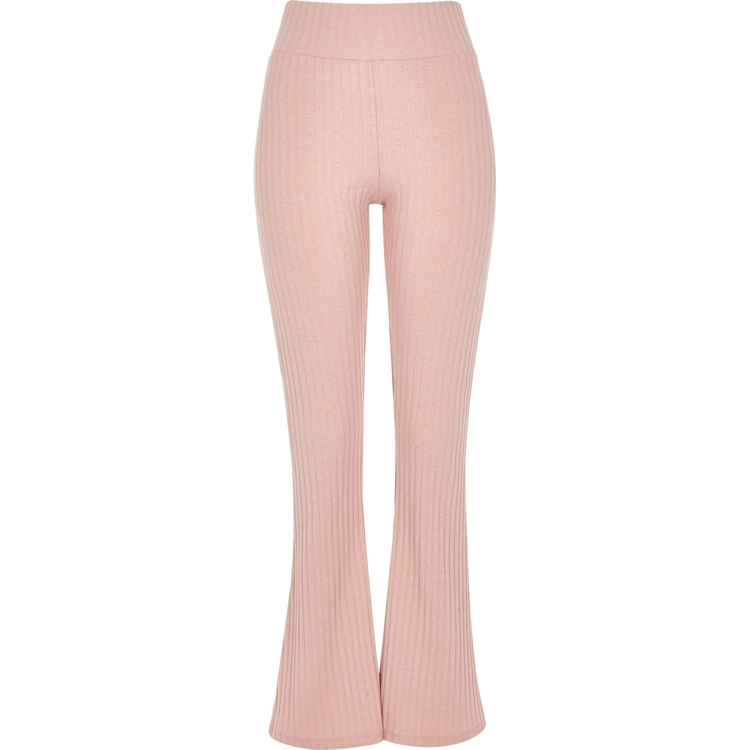 ribbed flare leggings