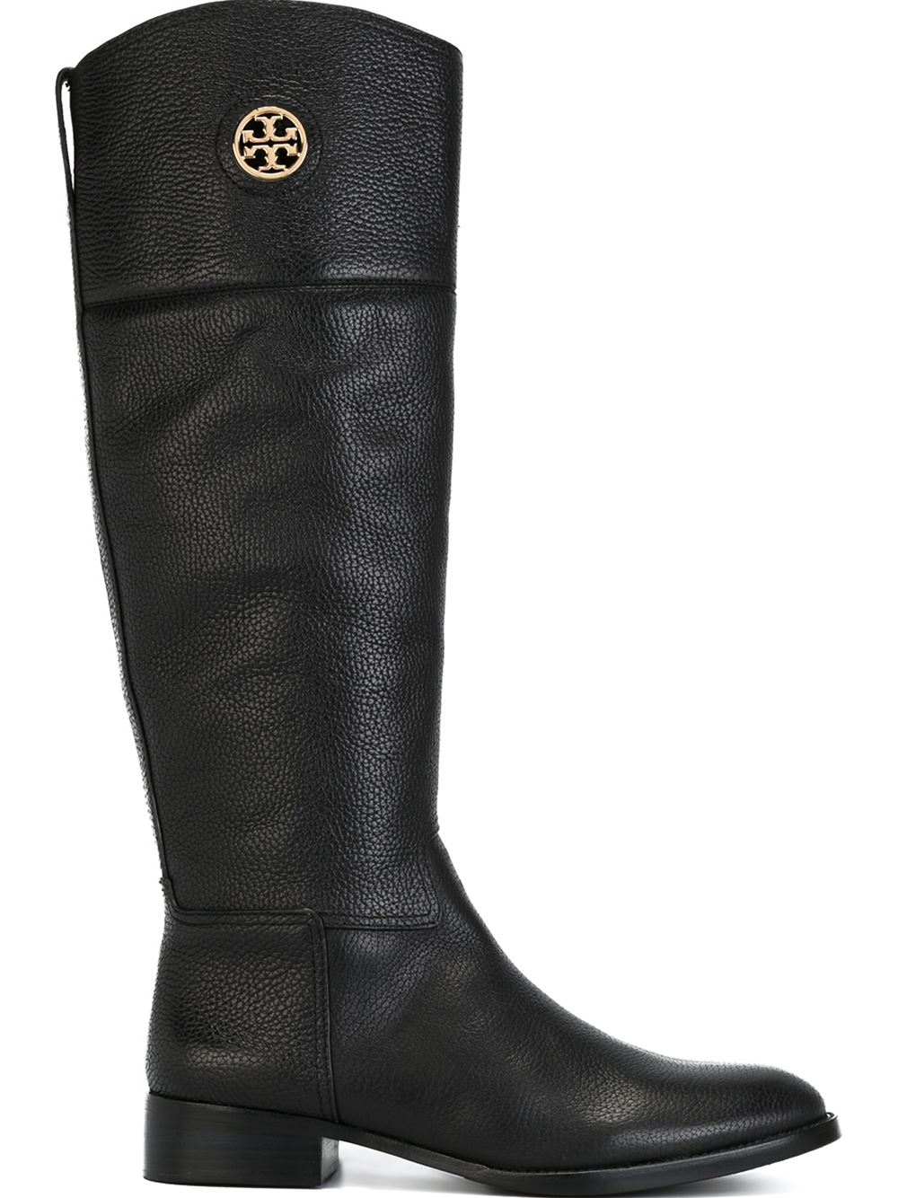 Tory Burch Knee High Boots in Black | Lyst