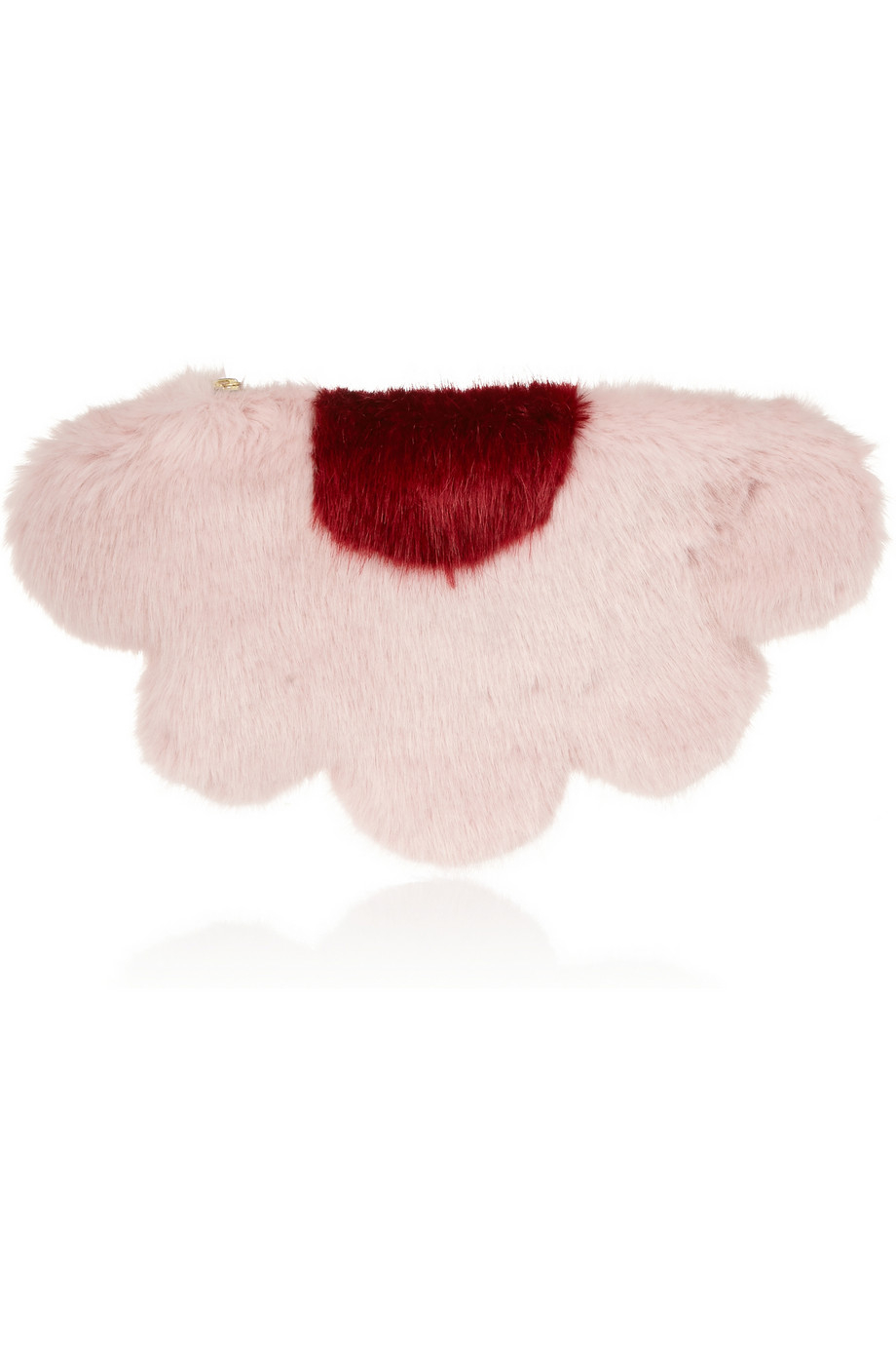 pink fur clutch