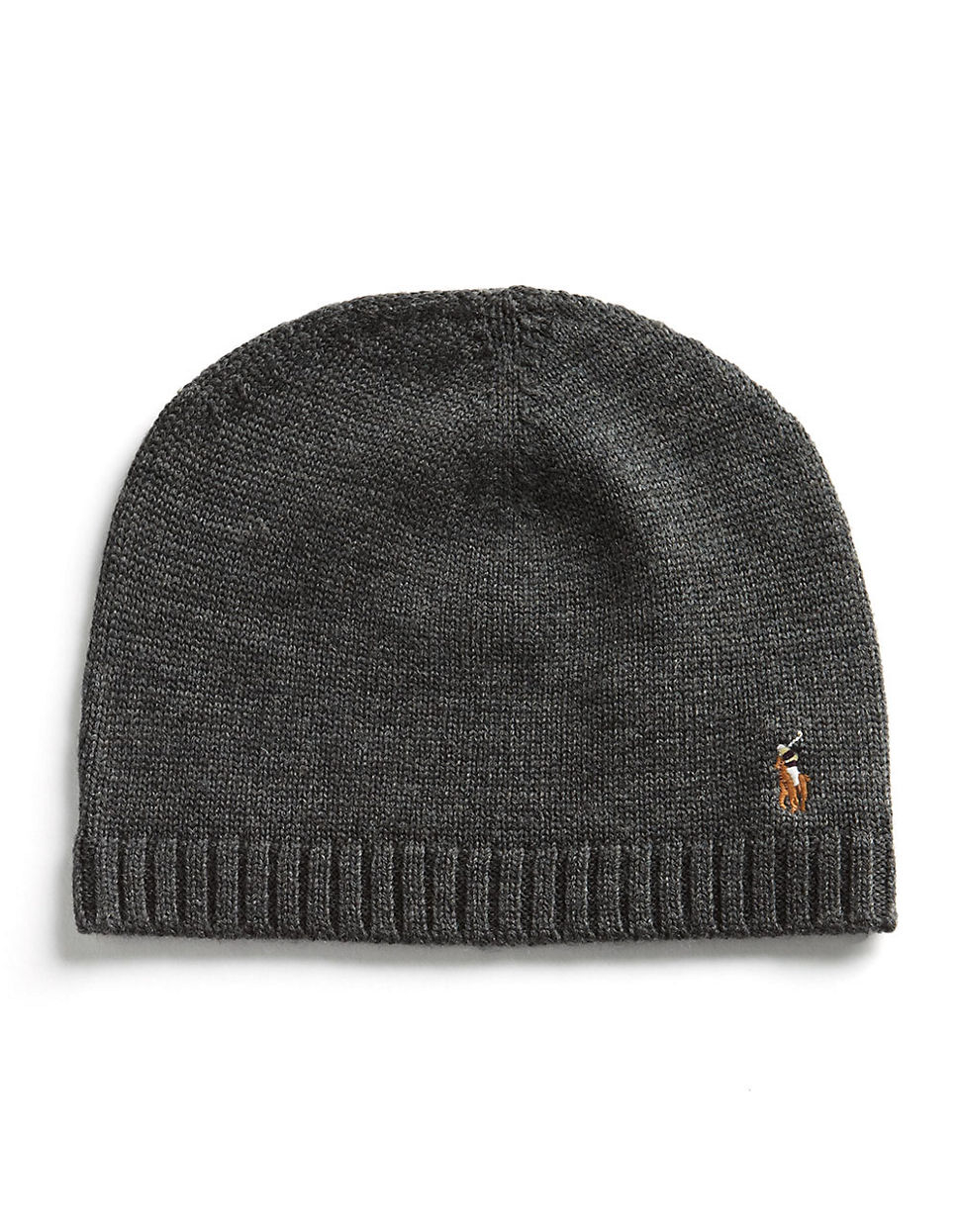 gray polo hat