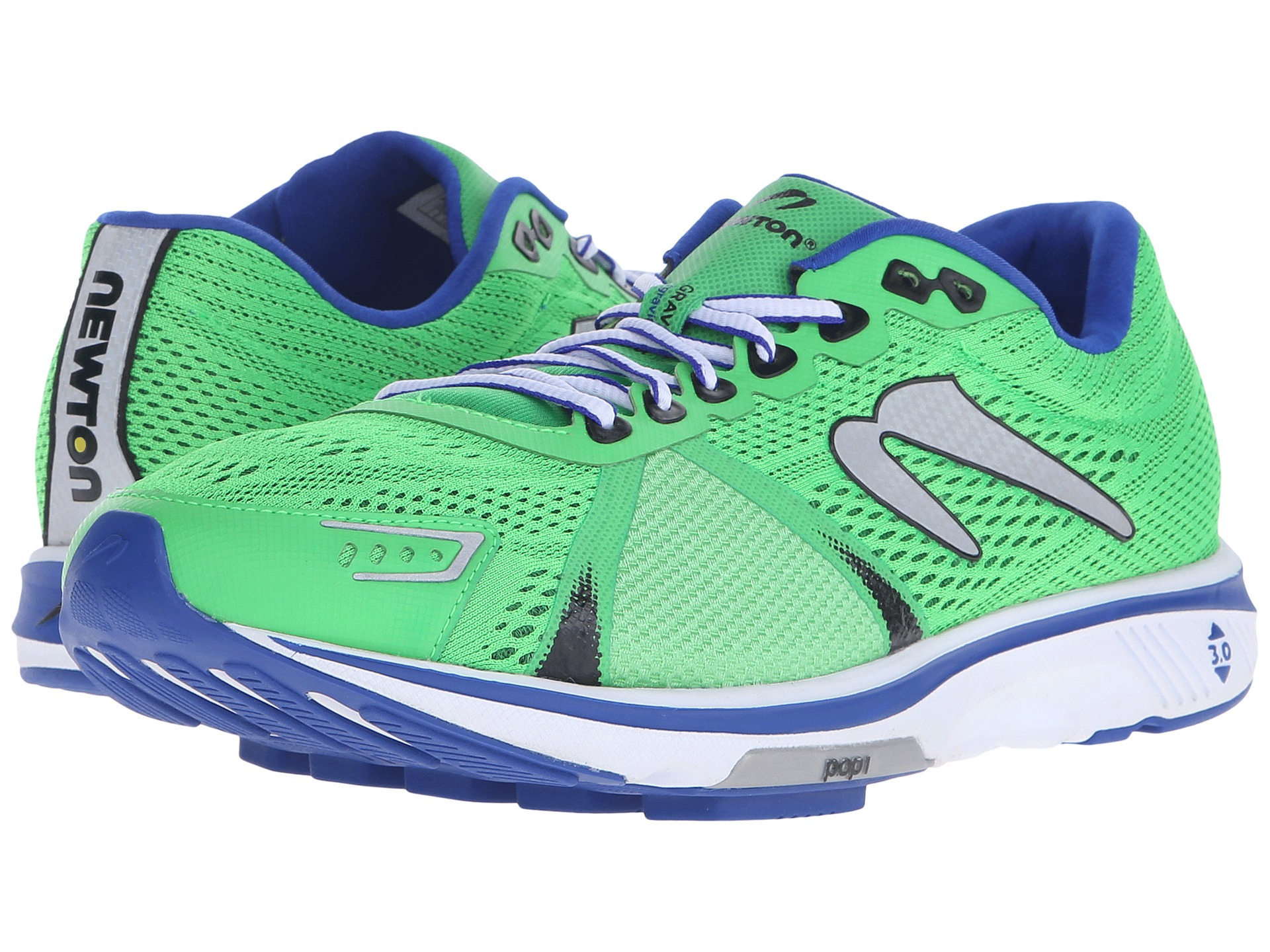 Men's Newton Running Gravity V Men's Running Shoes Green/Blue Men's Newton Running Gravity V Men's Running Shoes Green/Blue