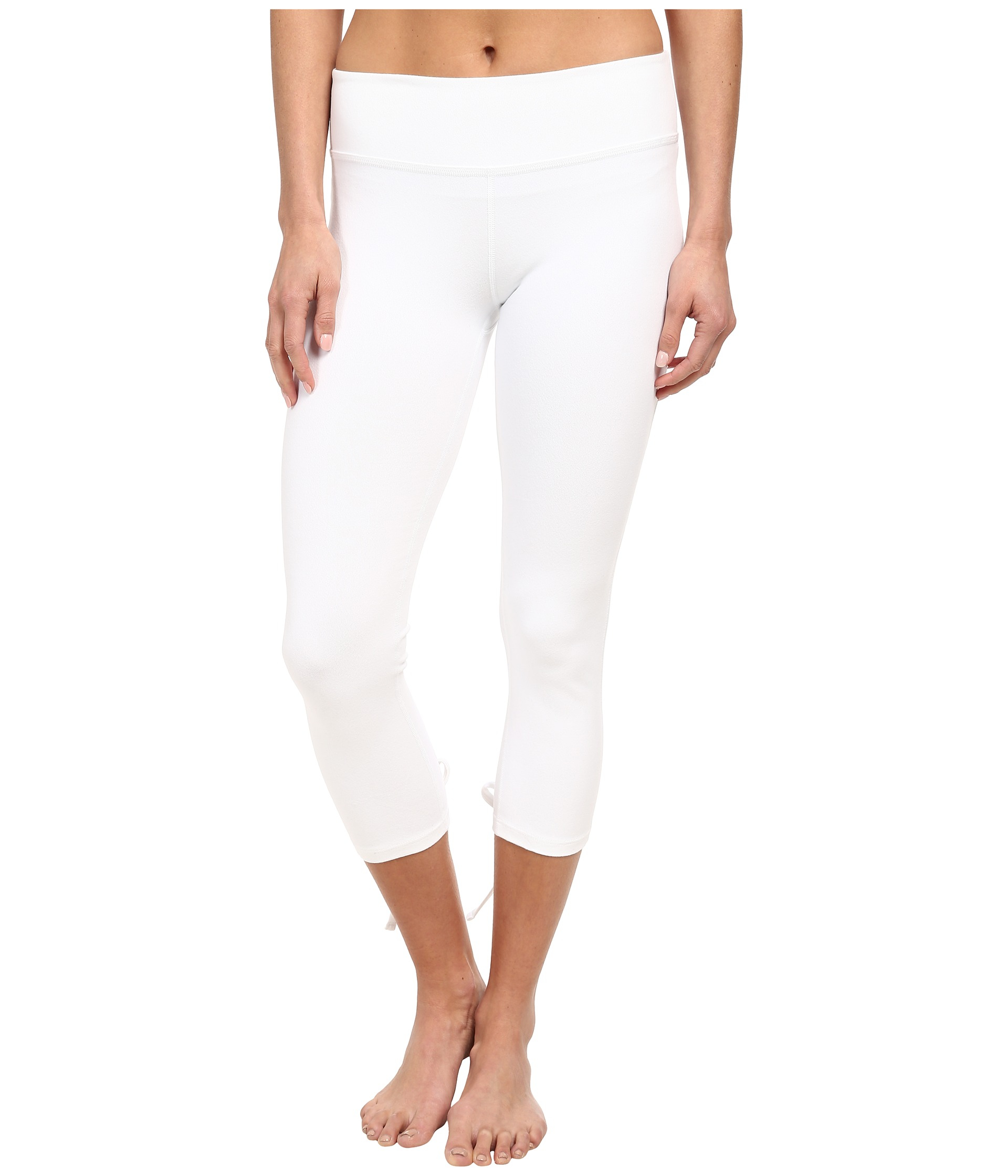 Lyst - Beyond Yoga Lace-up Legging in White