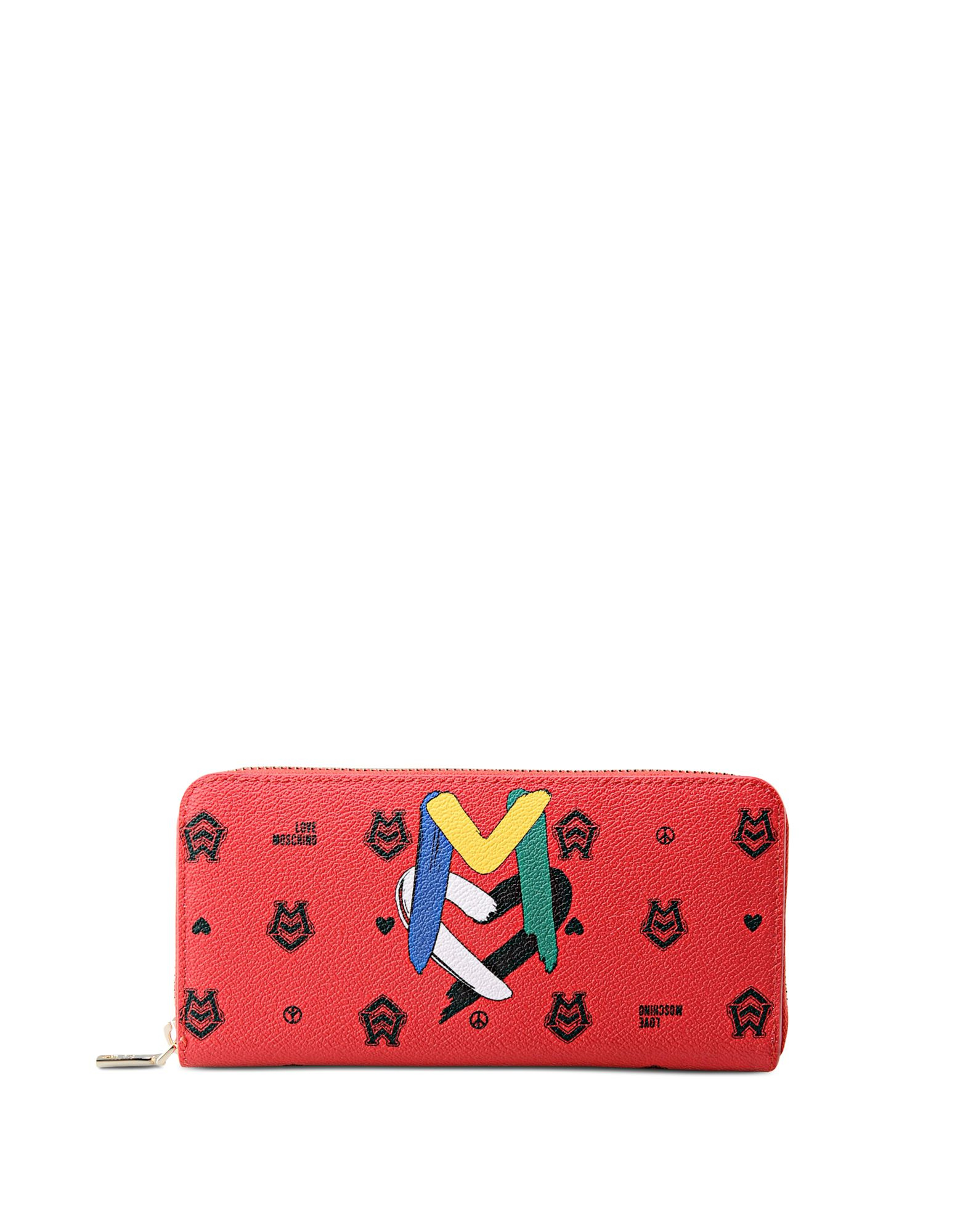 Love moschino Wallet in Red | Lyst