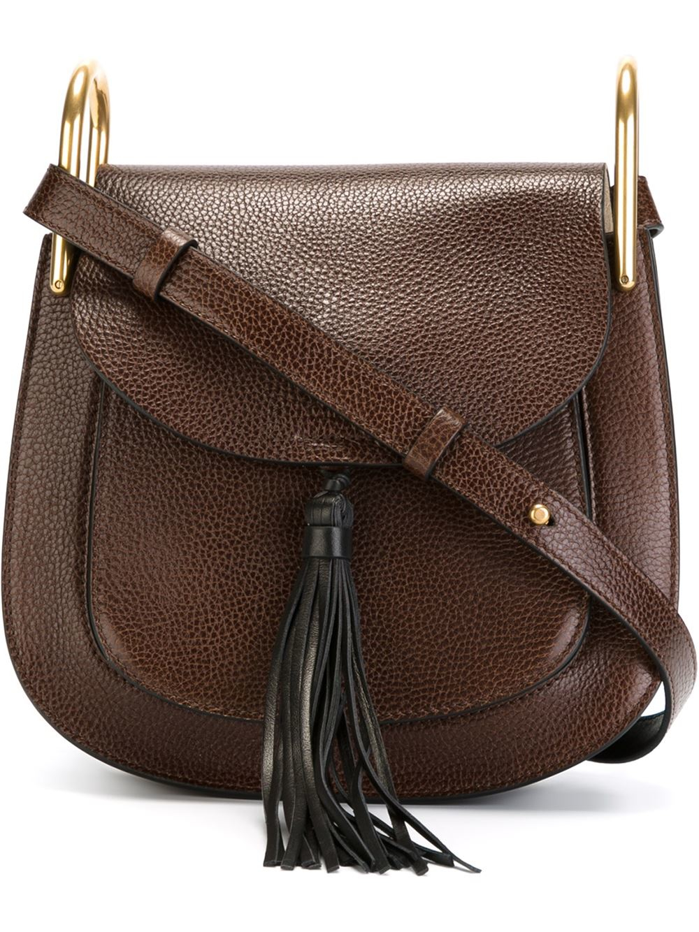 Chlo \u0026#39;hudson\u0026#39; Shoulder Bag in Brown | Lyst  