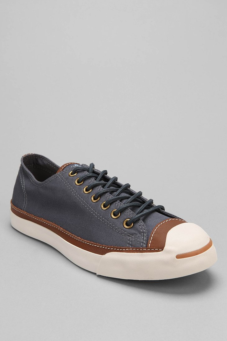 converse jack purcell leather blue