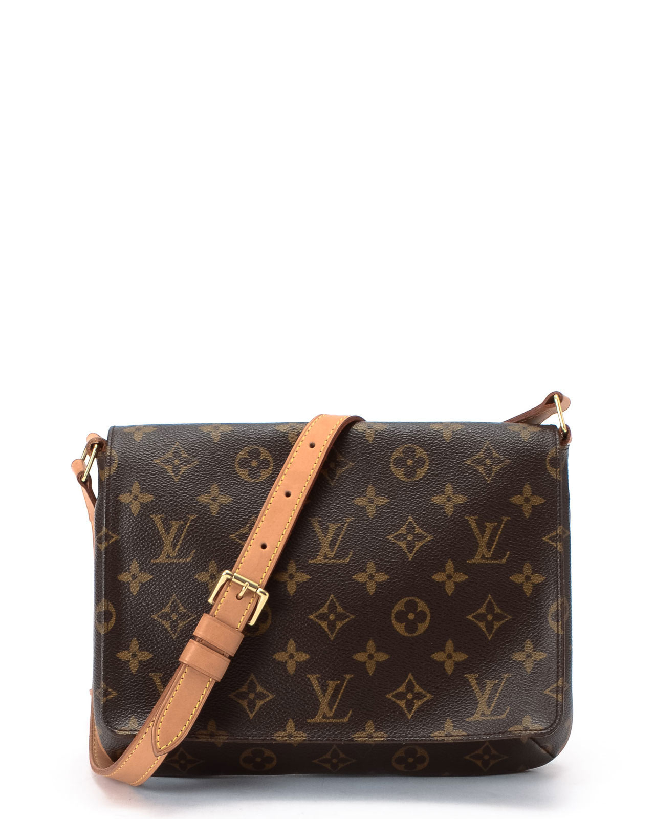 Lyst - Louis Vuitton Musette Tango Long Strap Shoulder Bag in Brown