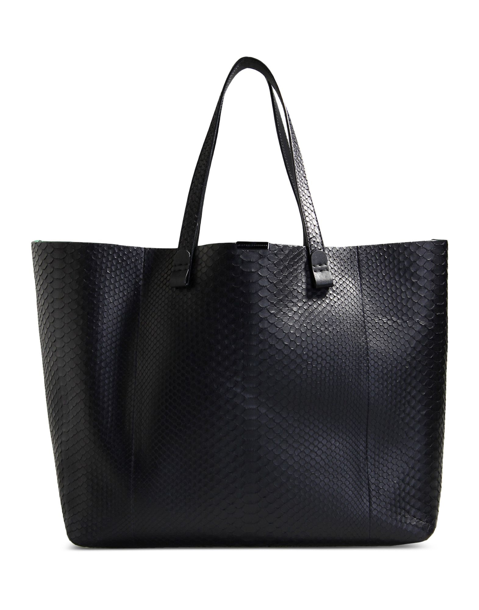 Victoria beckham Large Leather Bag in Black Lyst