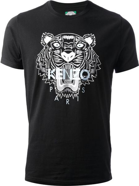 Kenzo Tiger Tshirt in Black for Men | Lyst