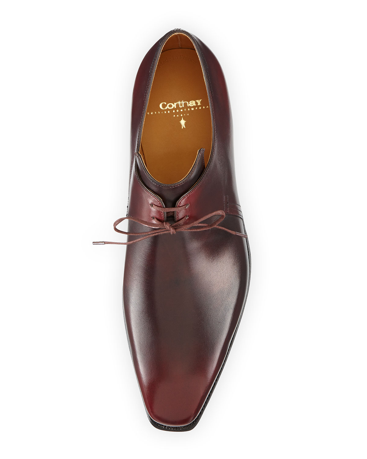 Lyst - Corthay Arca Calf Leather Derby Shoe in Brown for Men