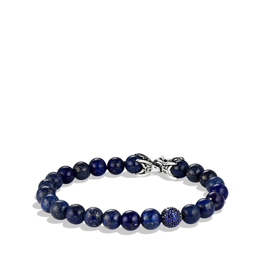David yurman Spiritual Beads Bracelet with Lapis Lazuli and Sapphires ...