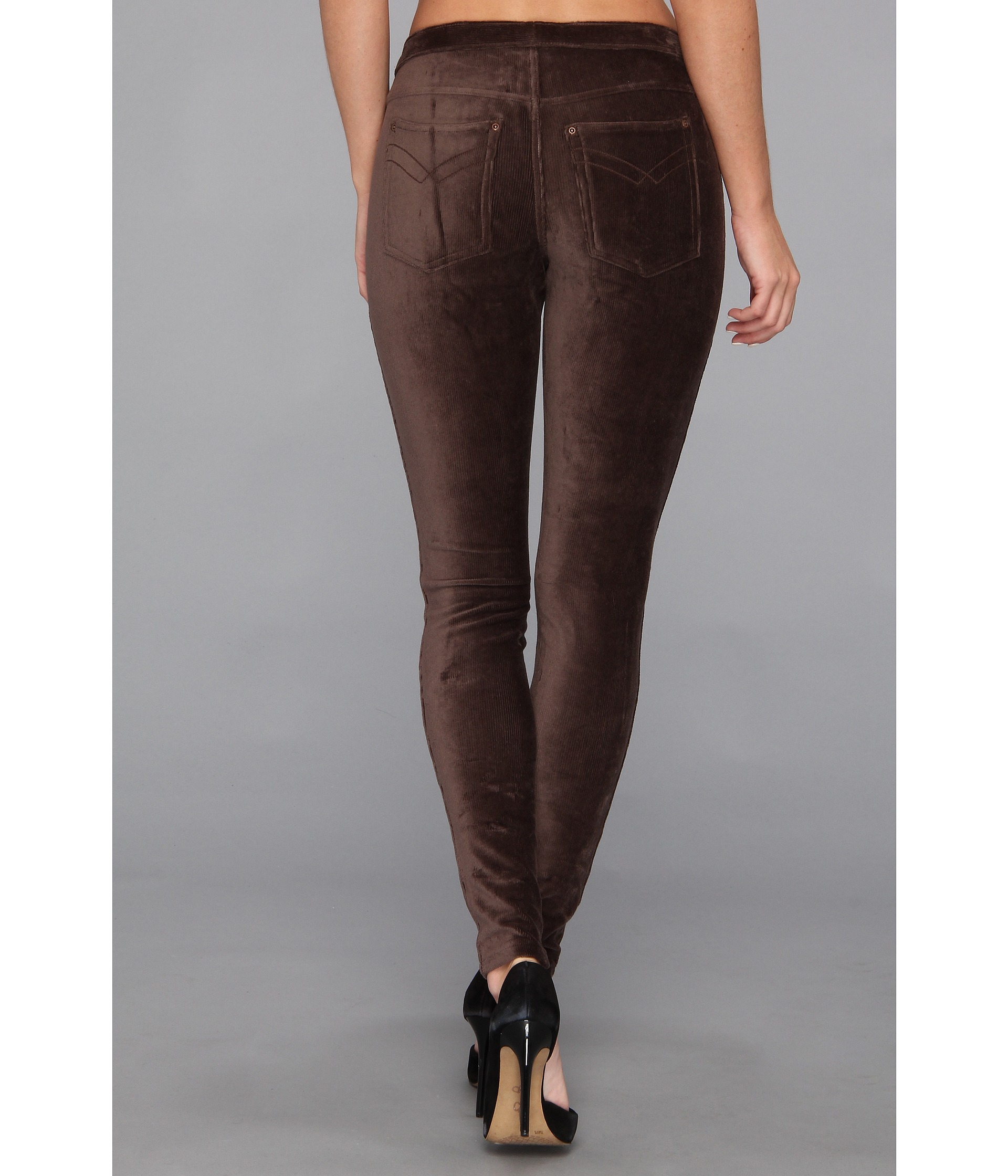 Lyst - Hue Corduroy Legging in Brown