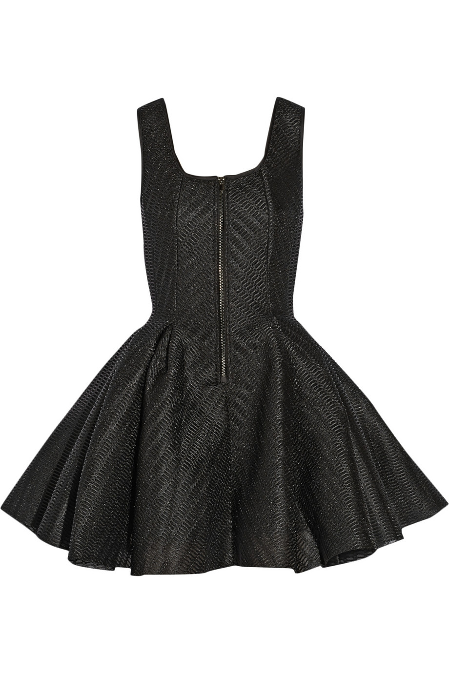 Maje Gulliver Wafer Mesh Mini Dress in Black | Lyst