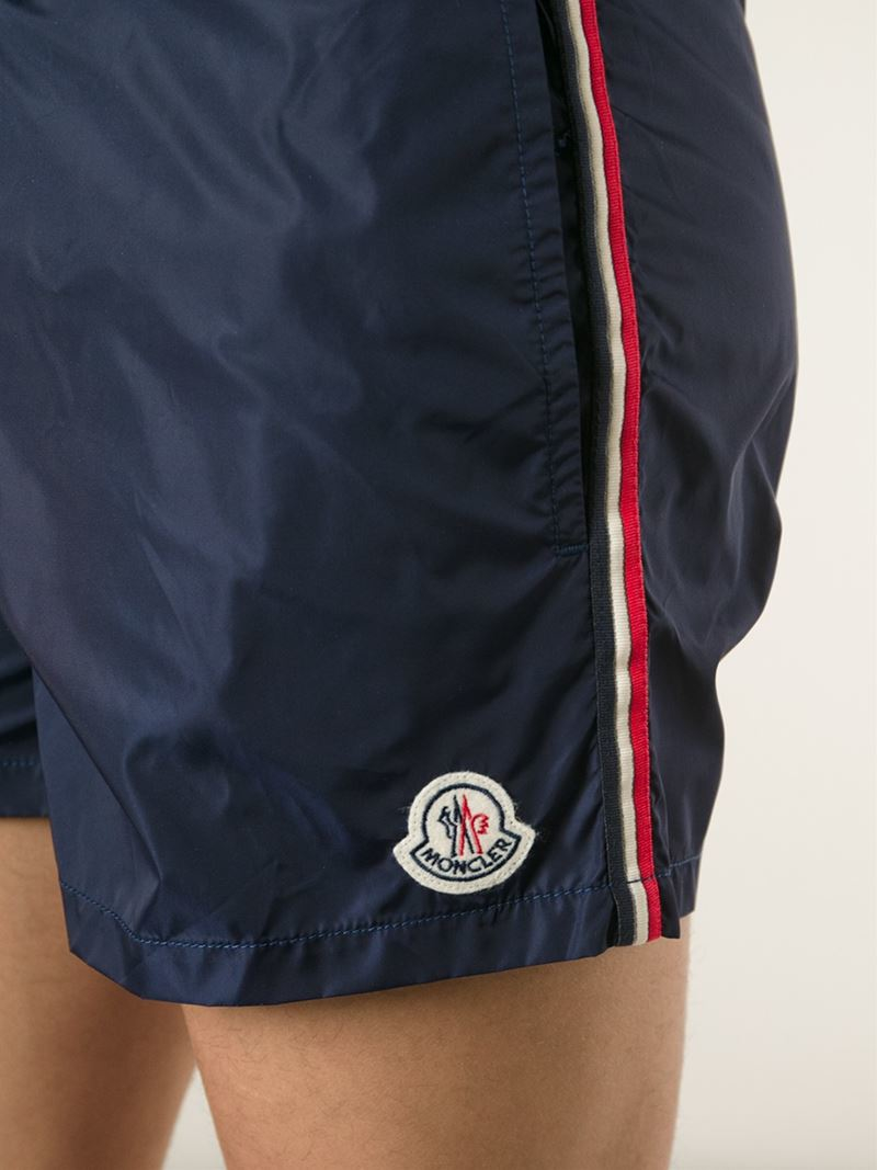 Moncler Classic Swimming Shorts in Blue for Men | Lyst