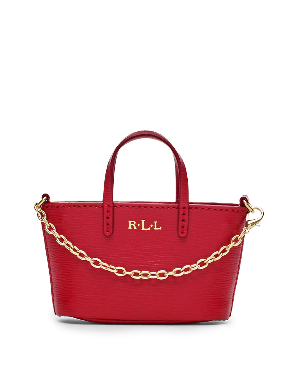 ralph lauren red tote