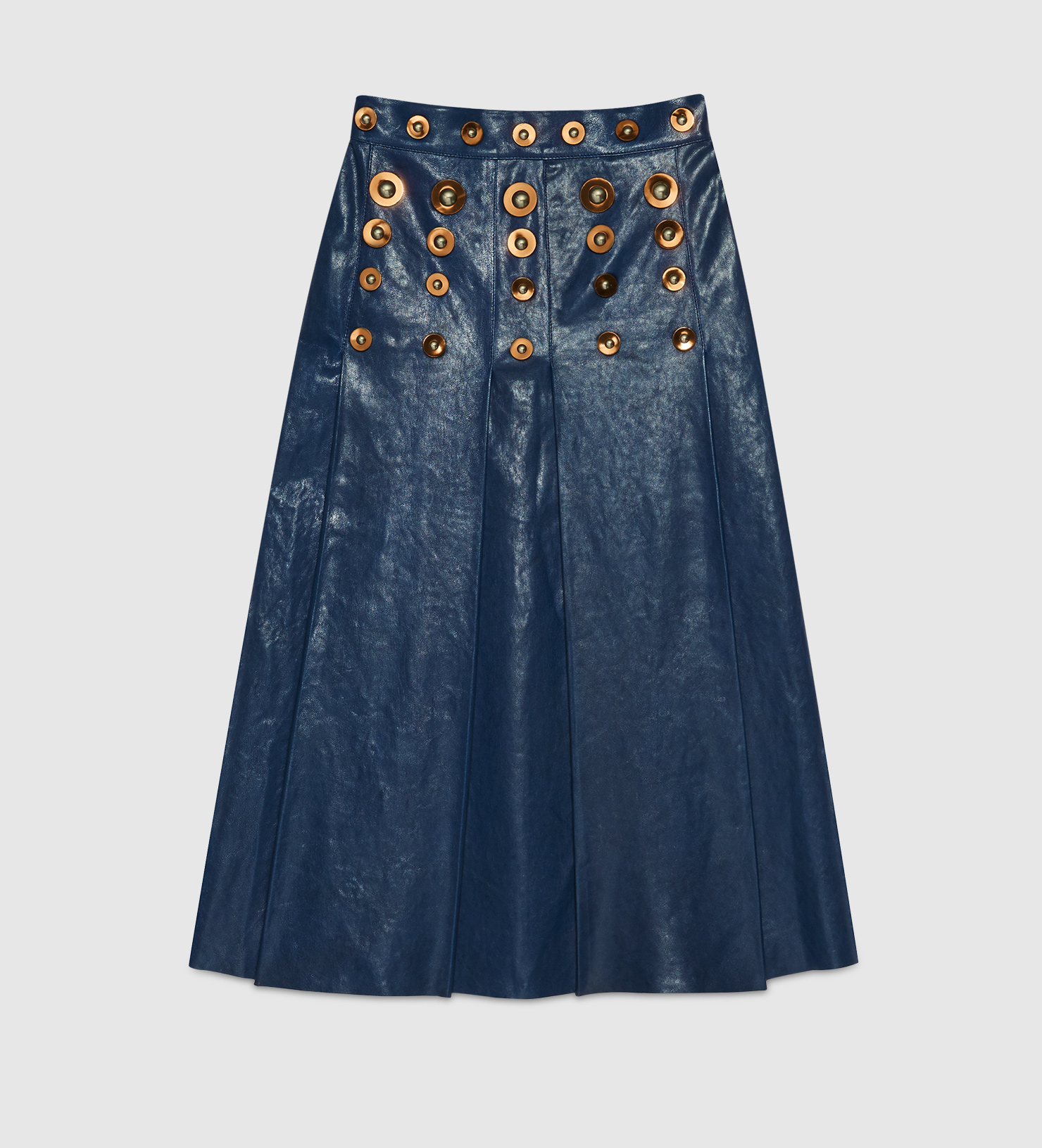 Studded Leather Skirt 104