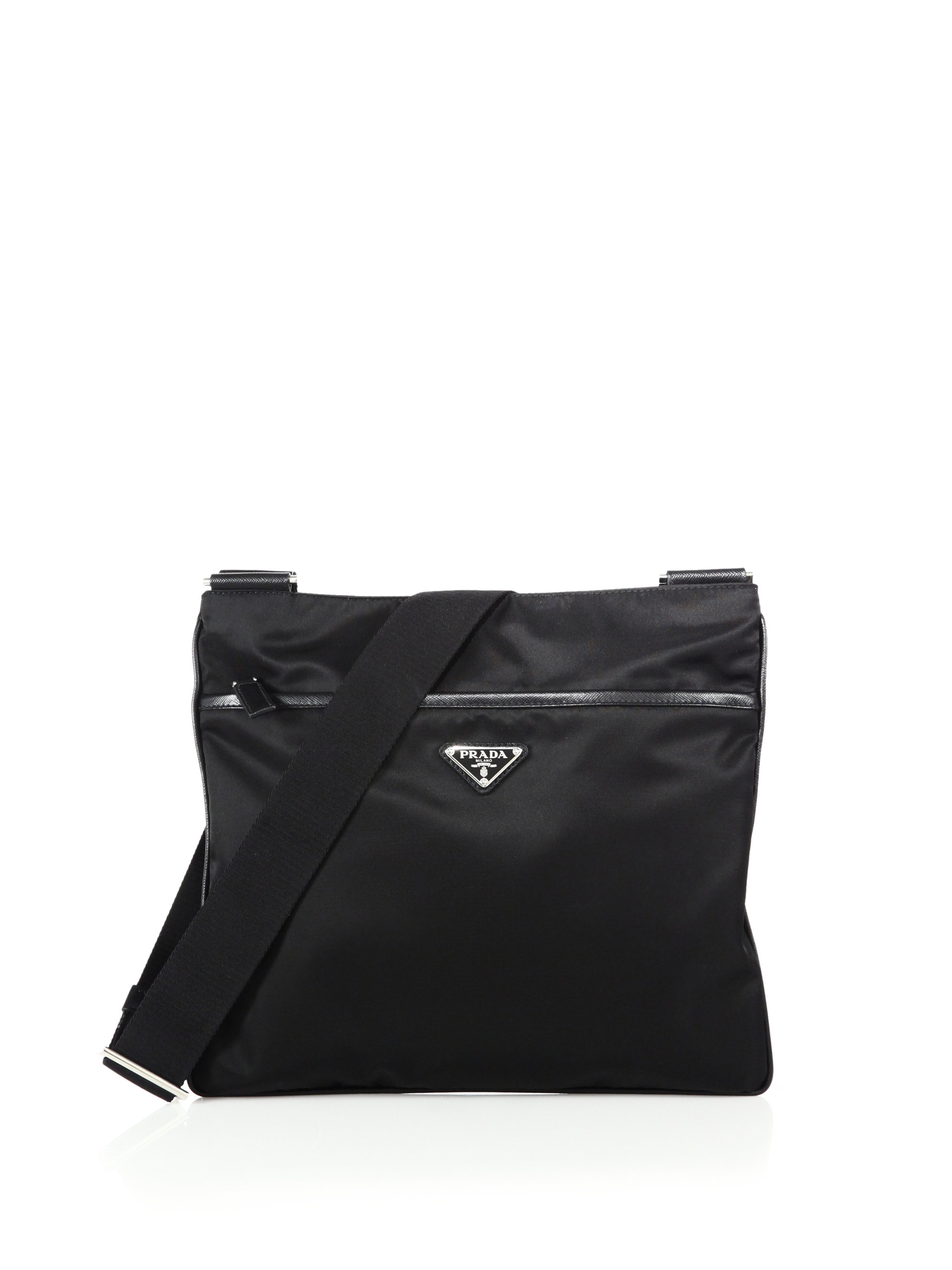 Prada Bandoliera Shoulder Bag in Black for Men | Lyst