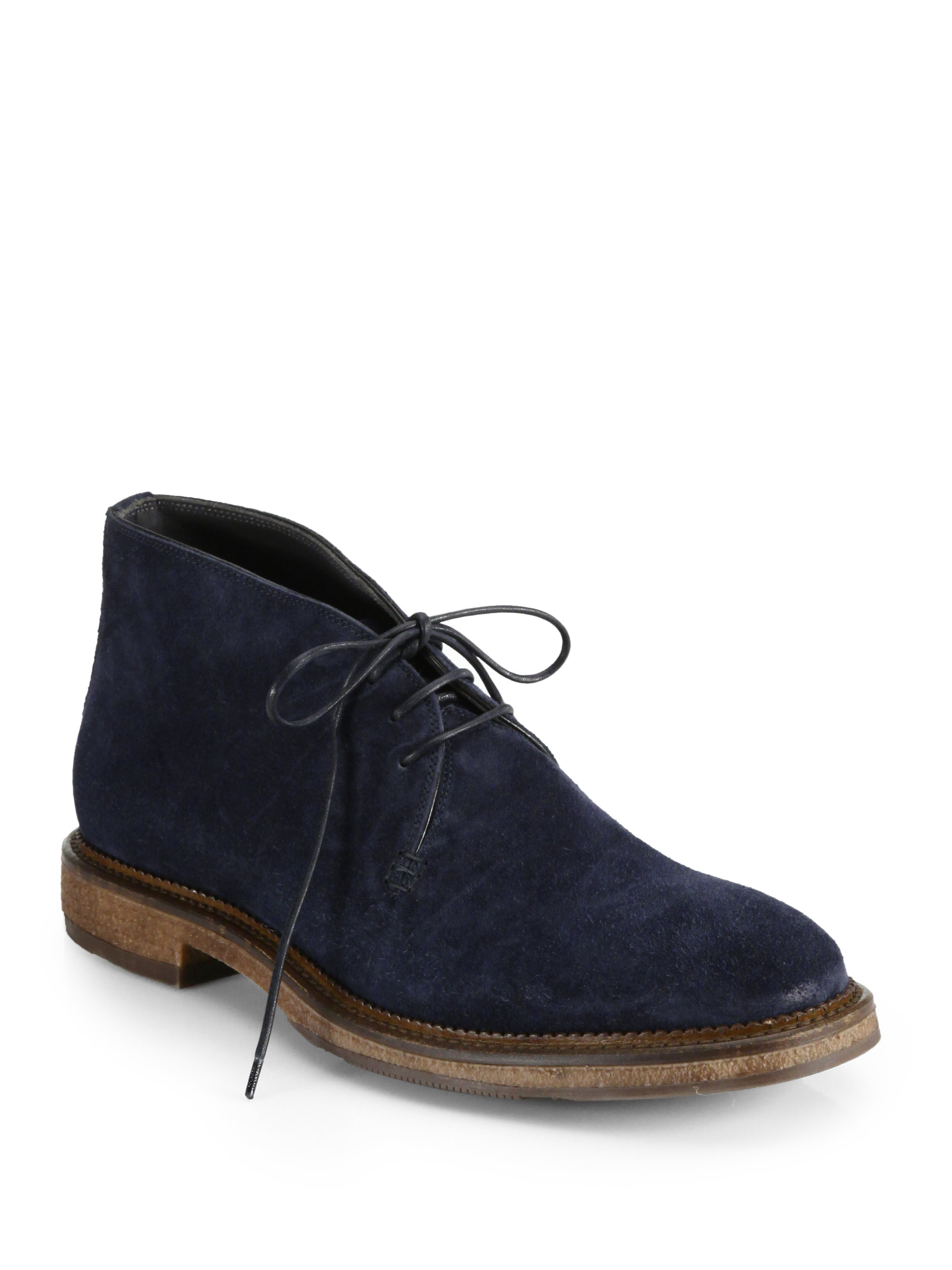 Lyst - To Boot Clarkston Crepe Sole Chukka Boot in Blue for Men