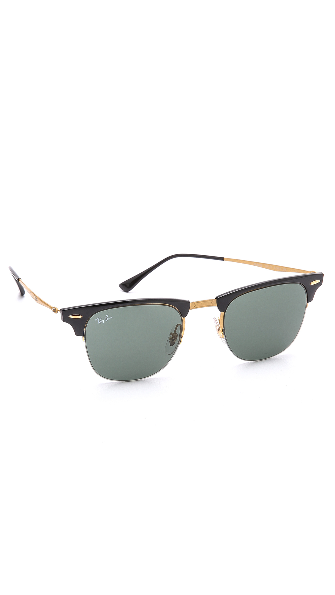 Ray-ban Clubmaster Sunglasses in Metallic for Men | Lyst