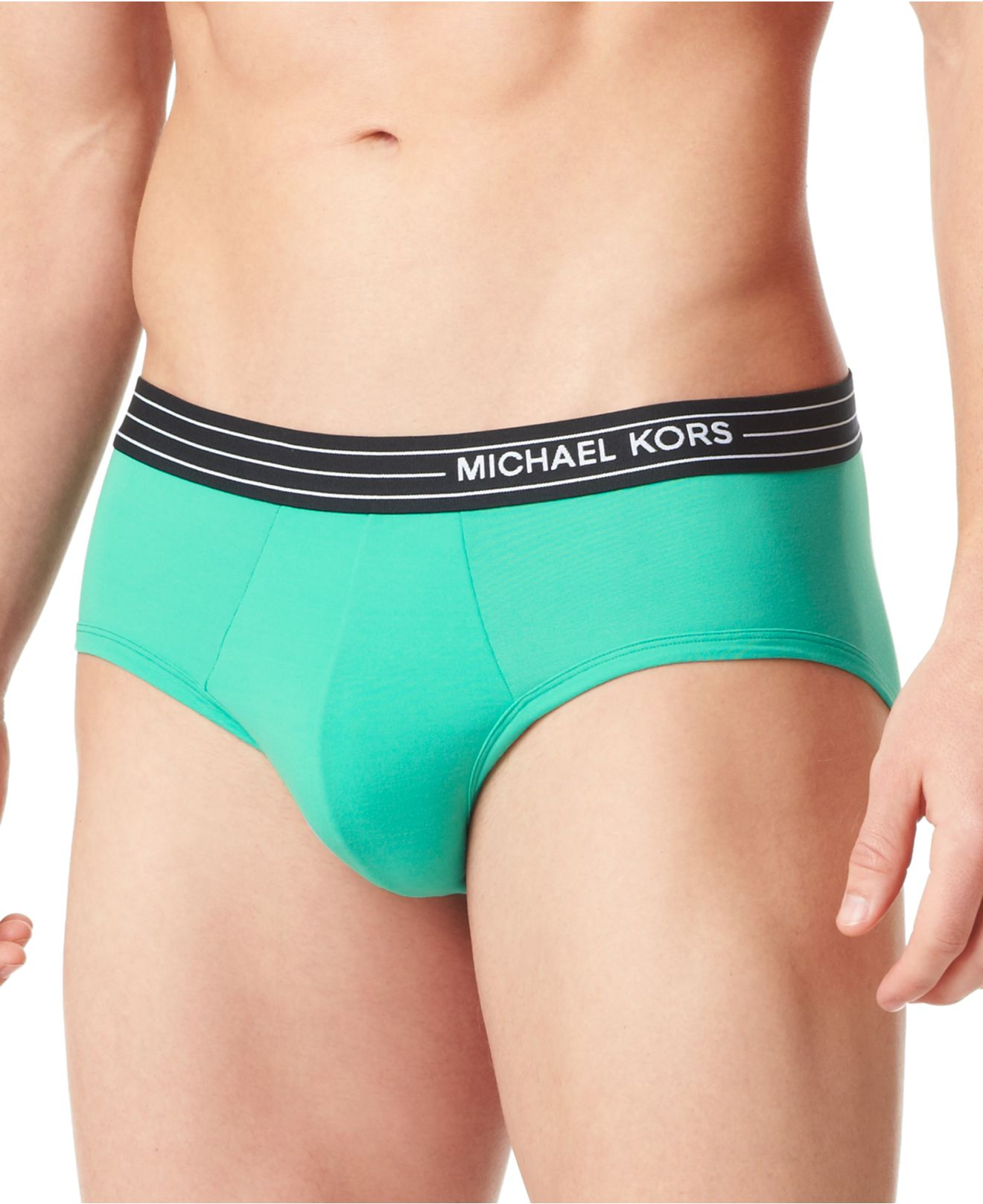 Lyst Michael Kors Men'S Microfiber Brief in Green for Men
