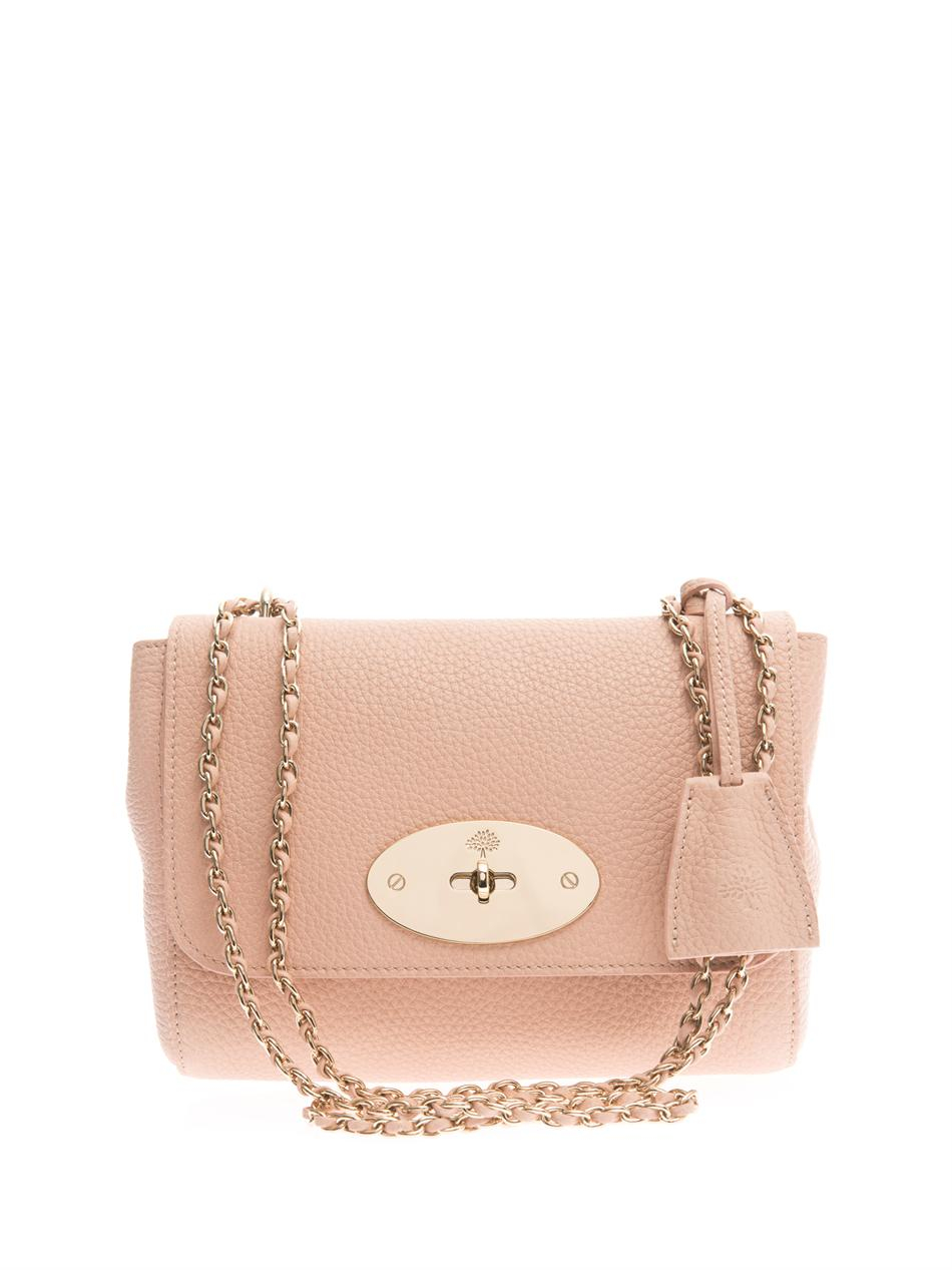 Mulberry Lily Leather Crossbody Bag in Pink | Lyst