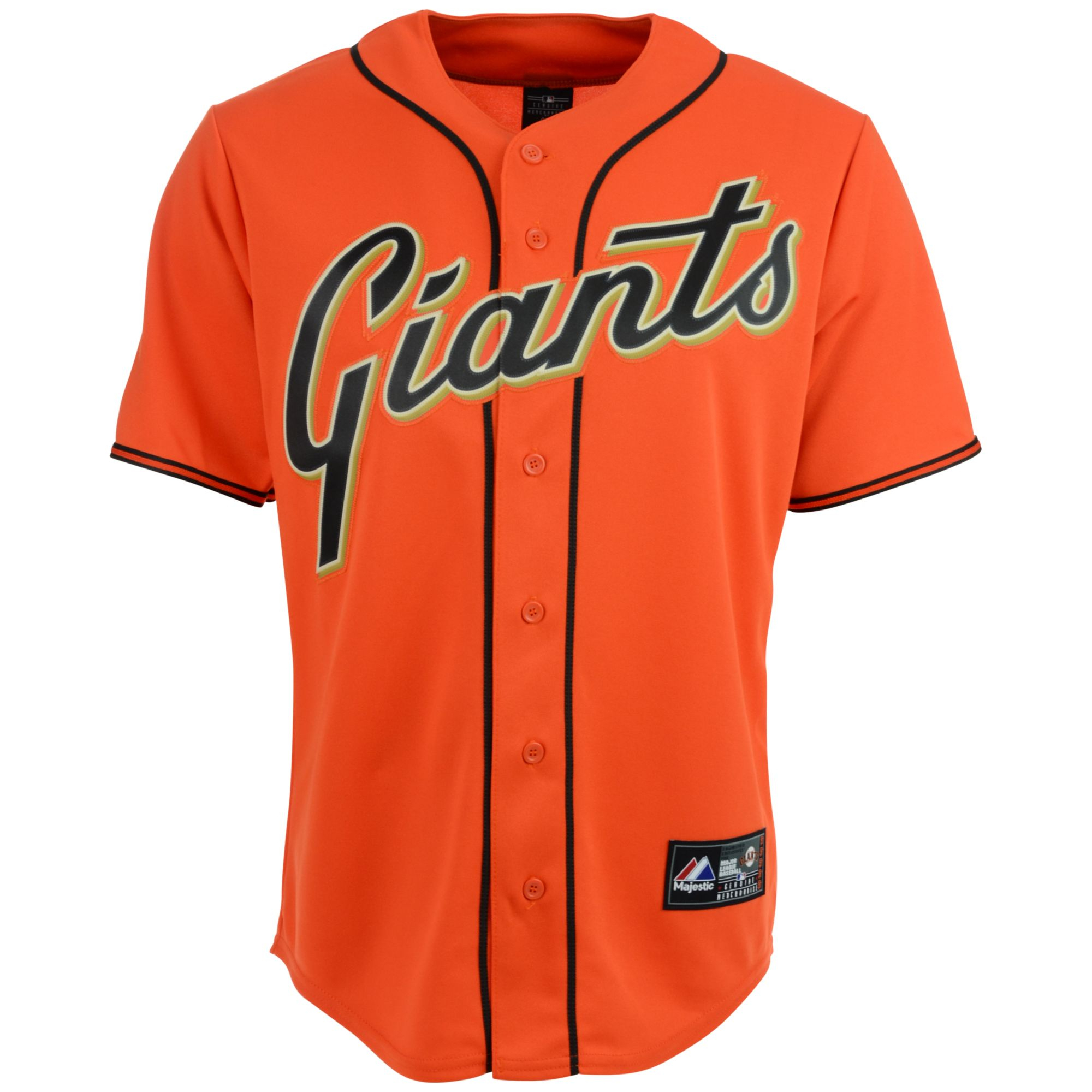 Majestic San Francisco Giants Blank Replica Jersey in Orange for Men | Lyst
