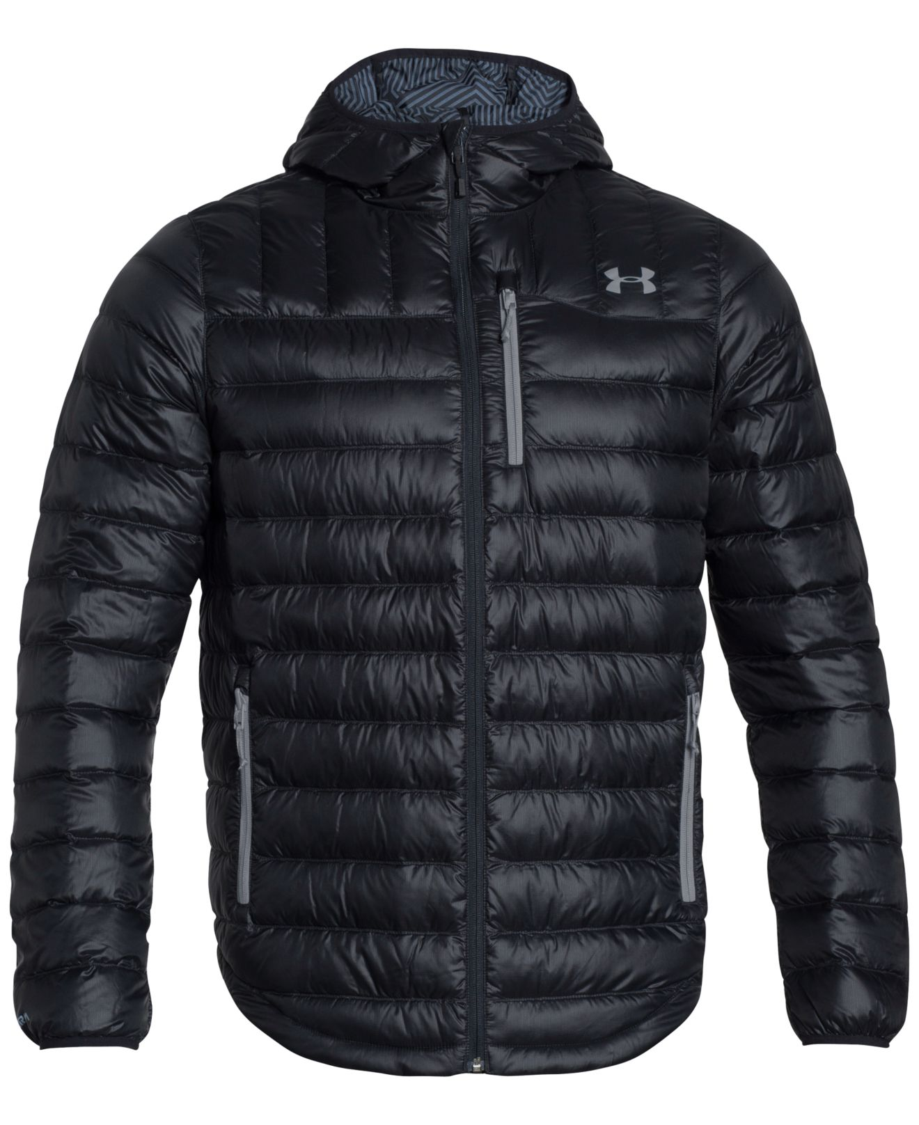 Under armour Men's Coldgear® Turing Hooded Jacket in Black for Men Lyst