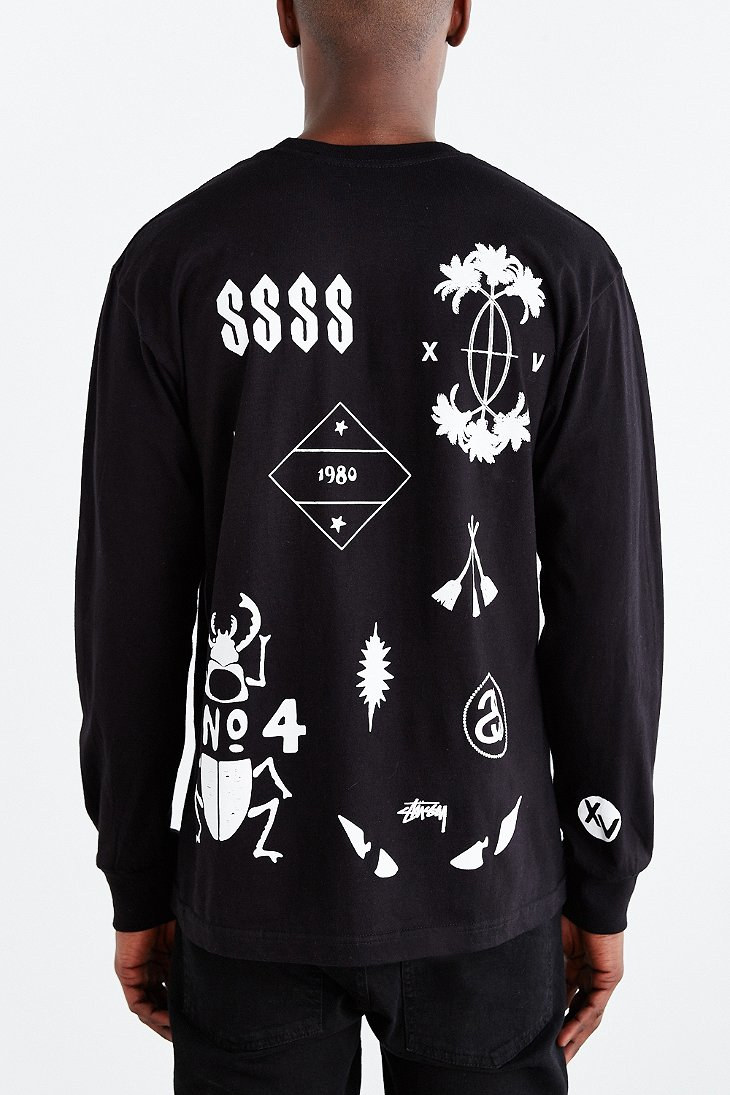 Lyst - Stussy Roach Long-sleeve Tee in Black for Men