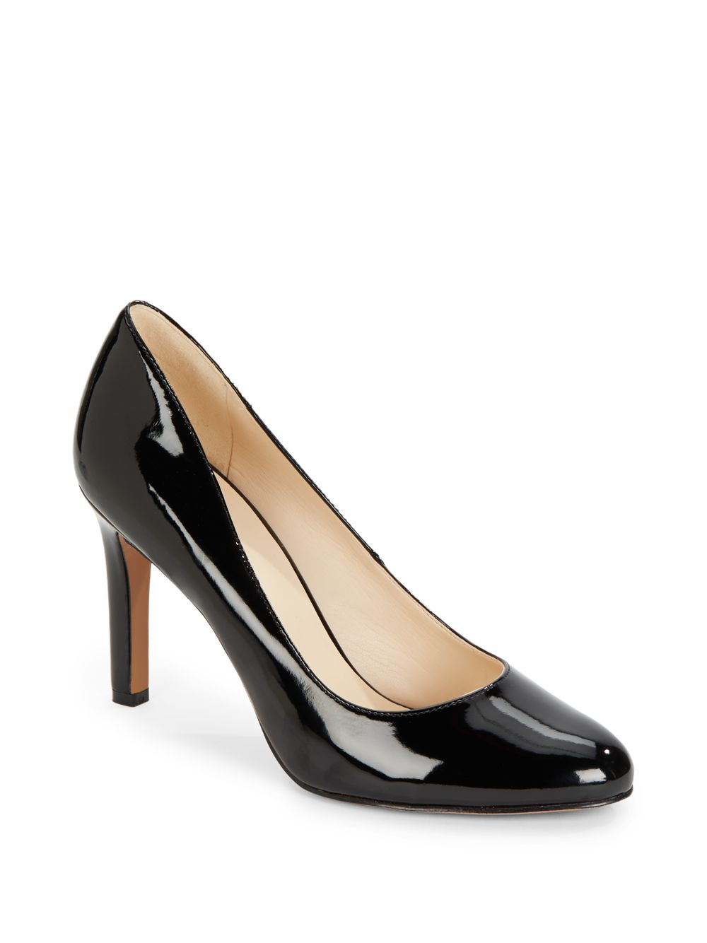 Nine west Gramercy Patent Leather Pumps in Black | Lyst
