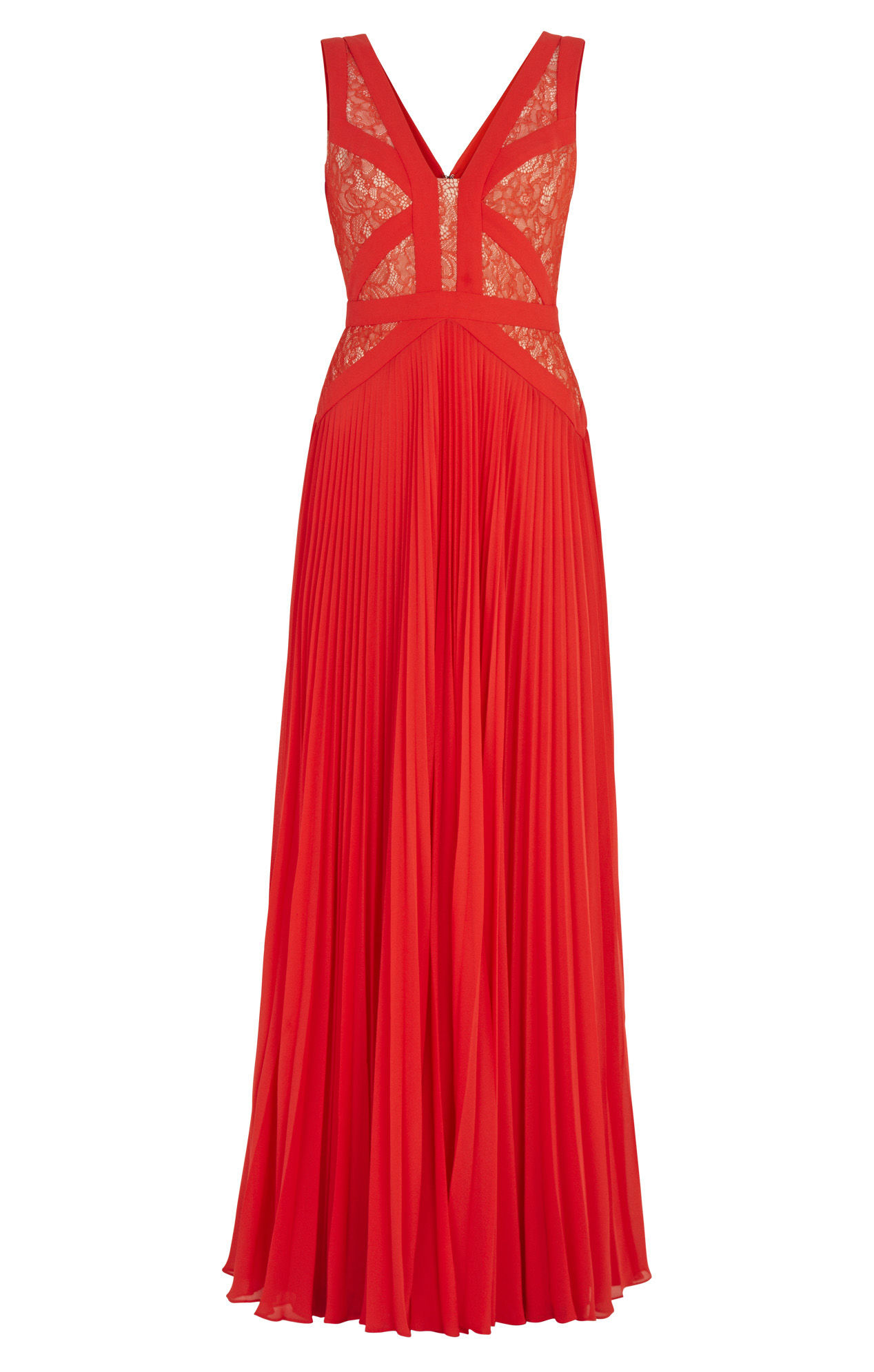 bcbg red long dress