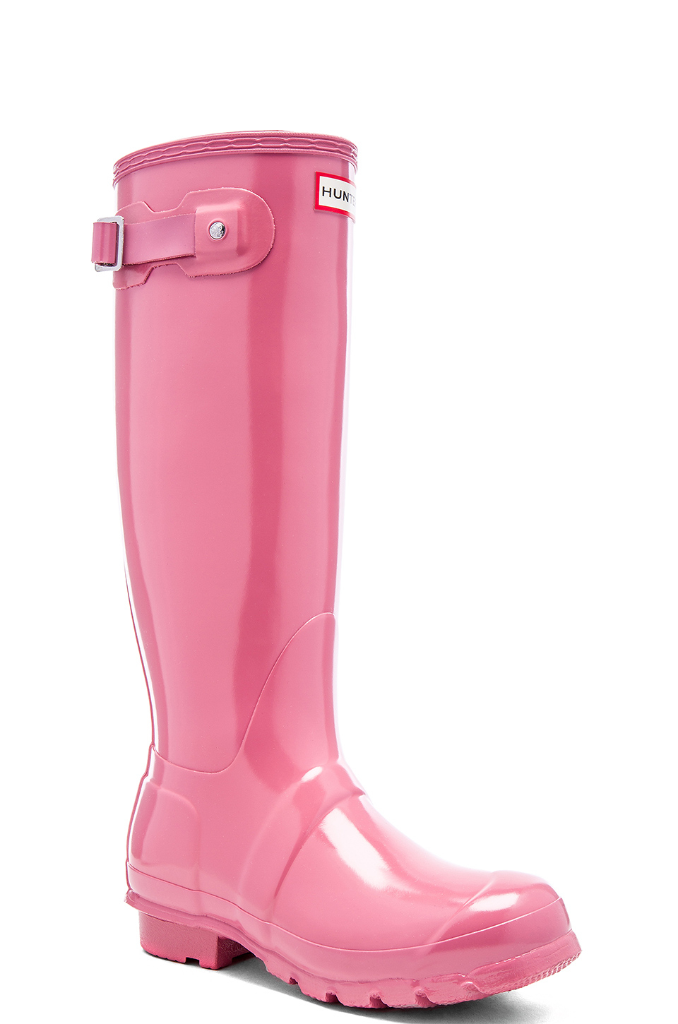 Lyst - Hunter Original Tall Gloss Rubber Rainboots in Pink