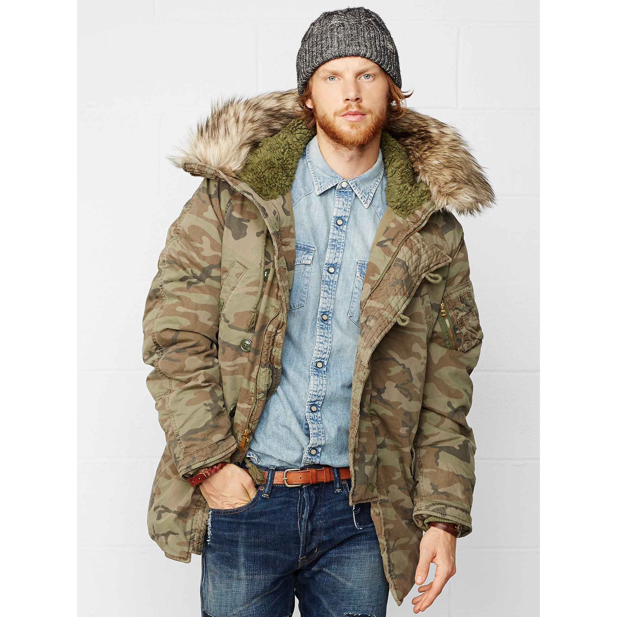 Lyst Denim And Supply Ralph Lauren Down Snorkel Jacket In Green For Men 4022