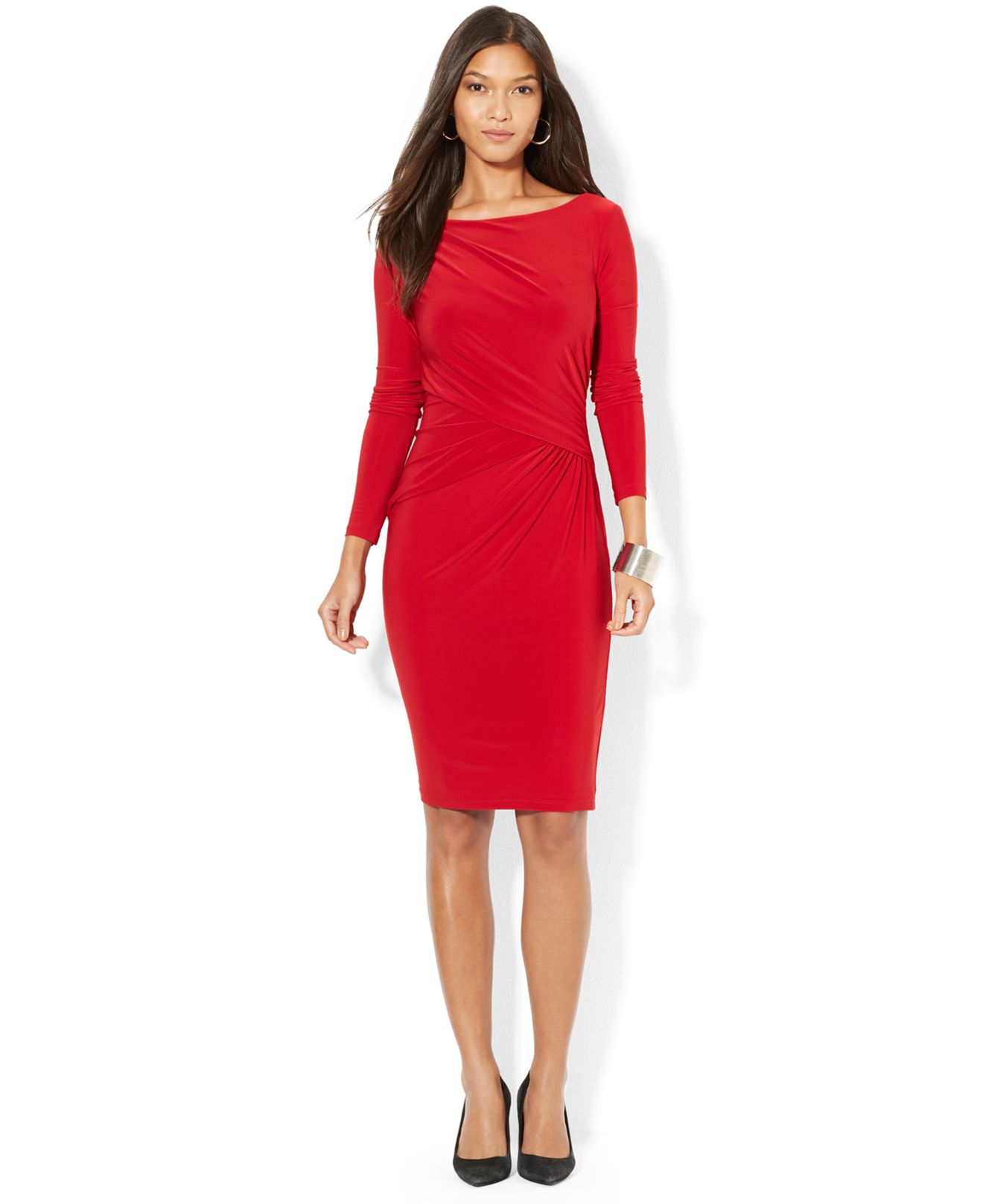 Look - Lauren Ralph red dress pictures video Watch - Lauren Ralph red dress pictures video