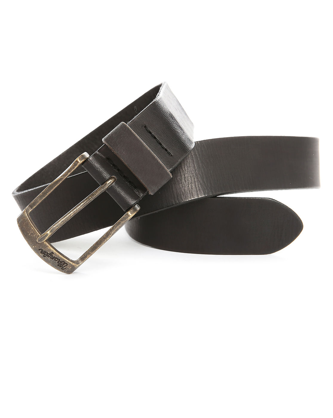 Wrangler Black Leather Belt in Black for Men Lyst