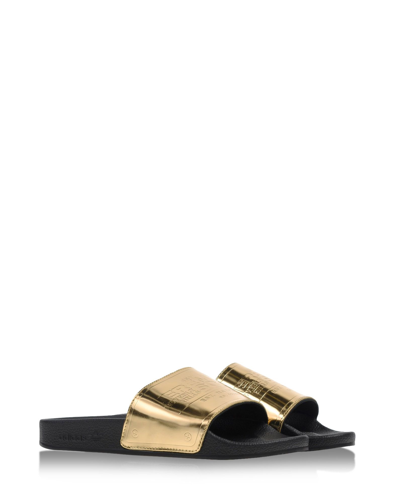 mens gold sliders