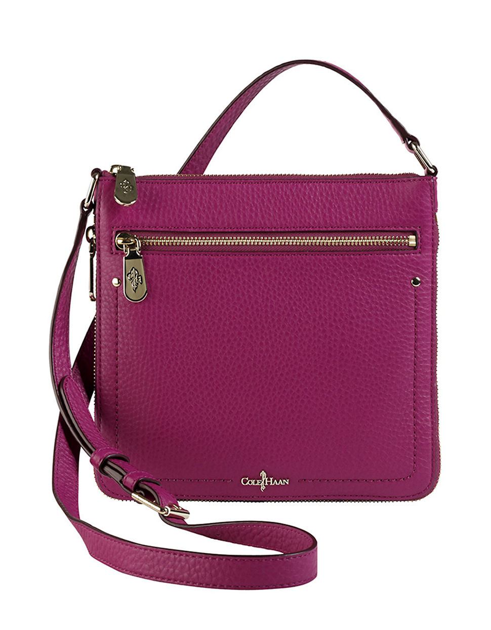 Cole Haan Village Sheila Leather Crossbody Bag in Purple (RASPBERRY) | Lyst