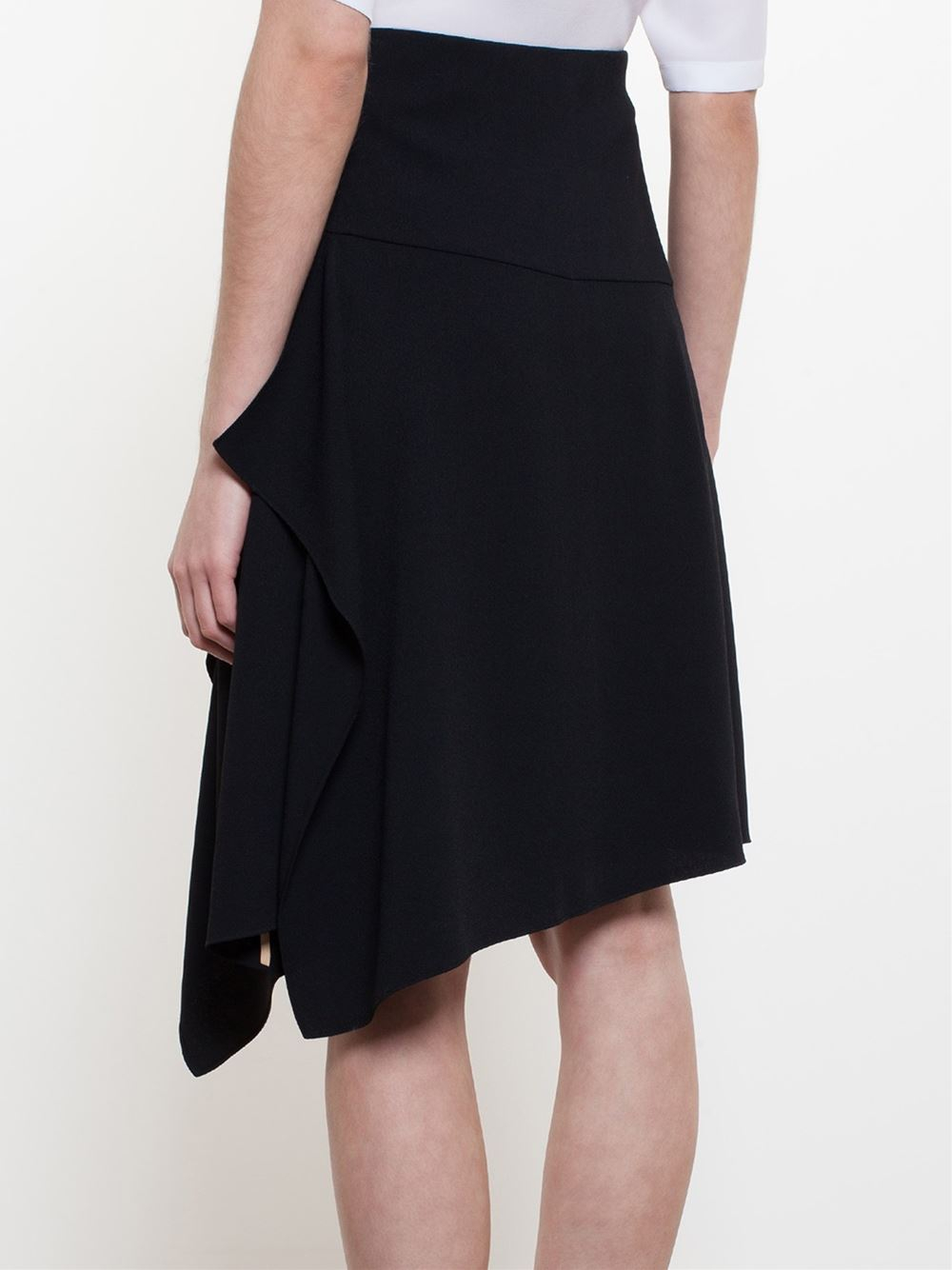 Chloé | Black Crepe Skirt | Lyst