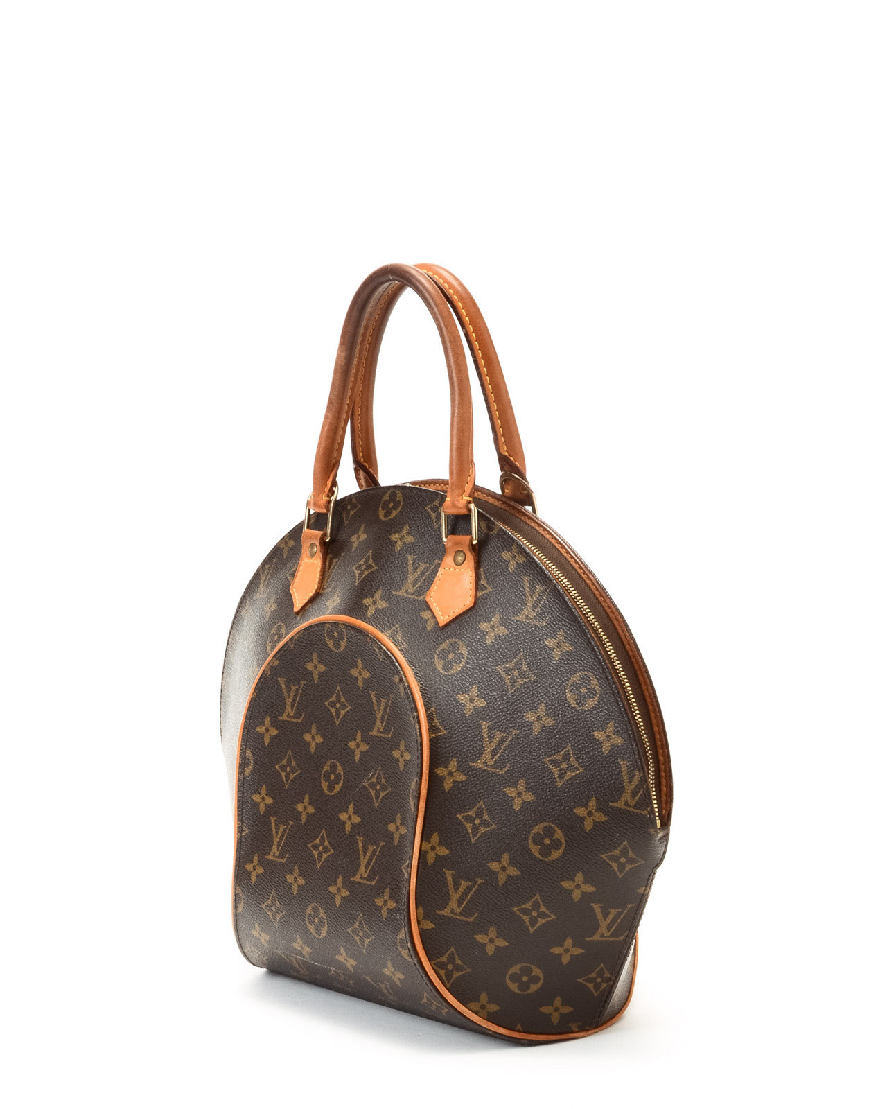Lyst - Louis Vuitton Brown Ellipse Mm Handbag in Brown