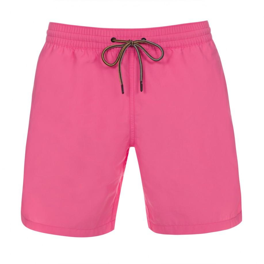 Lyst - Paul smith Men's Classic-fit Long Pink Swim Shorts in Pink for Men