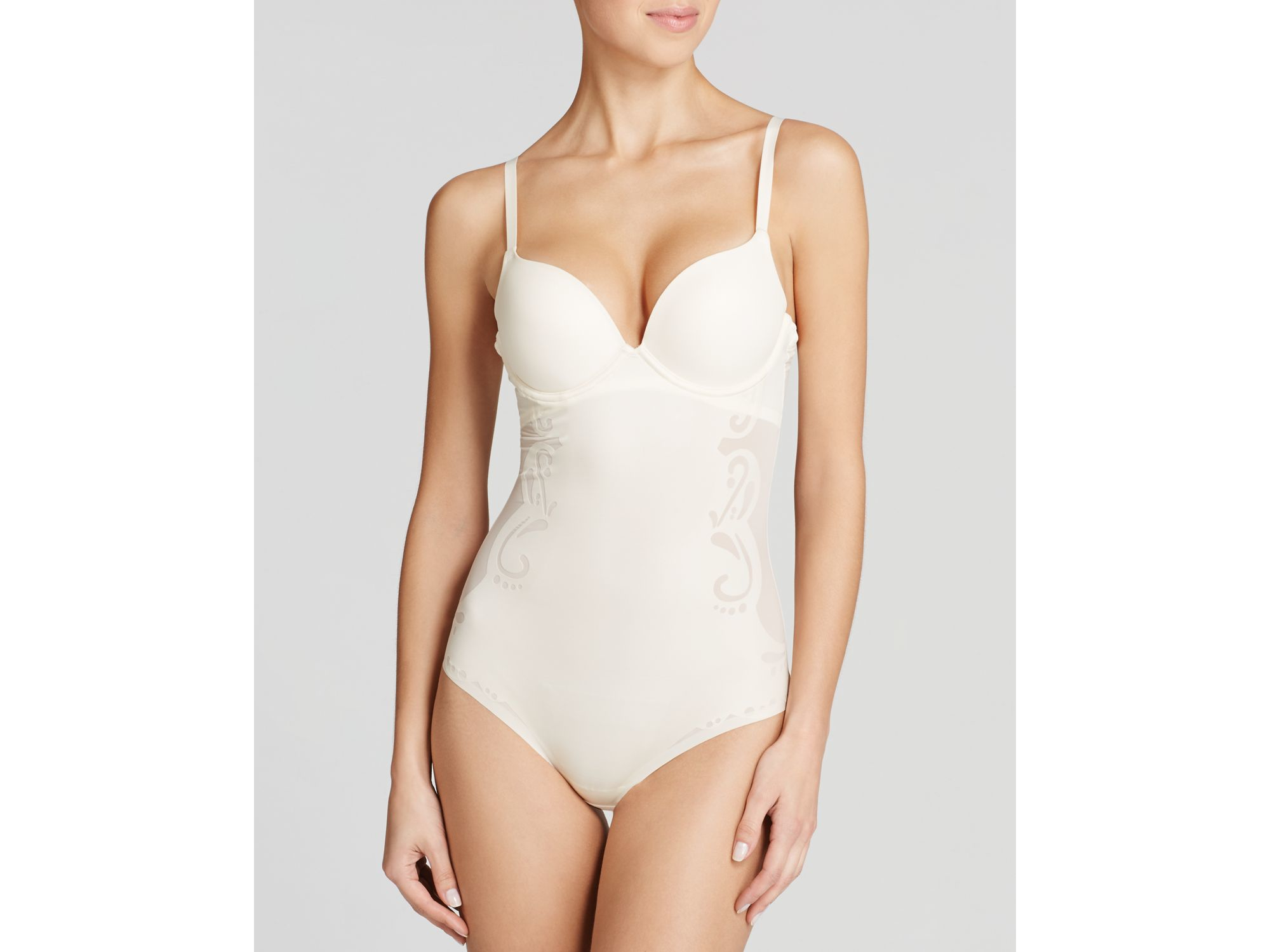 r/bodysuit Deco   Sweetheart  Spanx Lyst in White ®  Bodysuit #ss0515