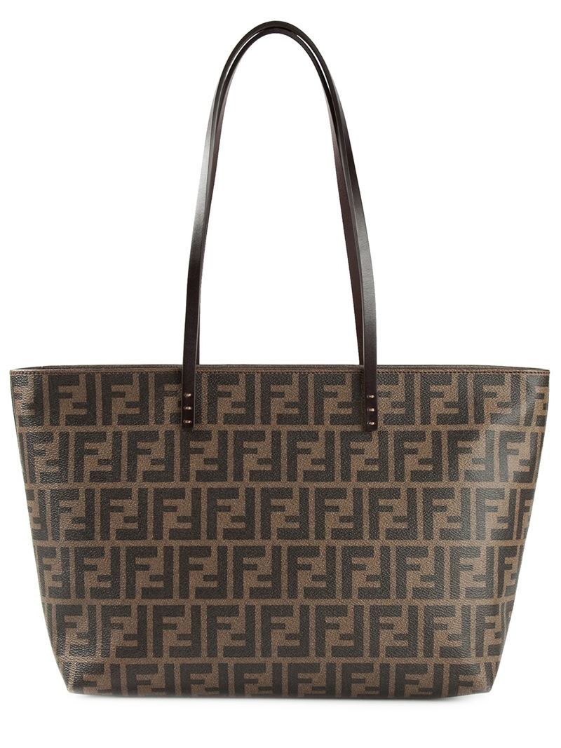 fendi tote logo